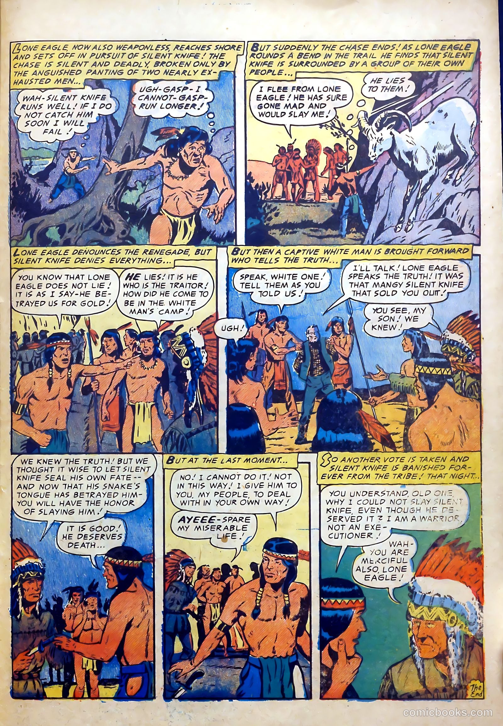Lone Eagle #2 (1954) — page 25 of 36