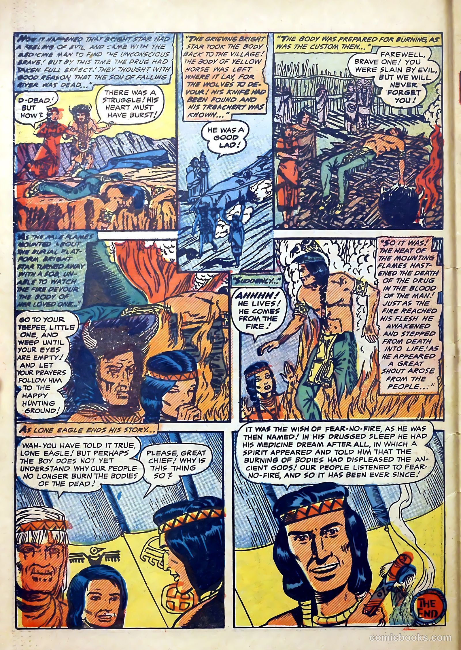 Lone Eagle #2 (1954) — page 32 of 36