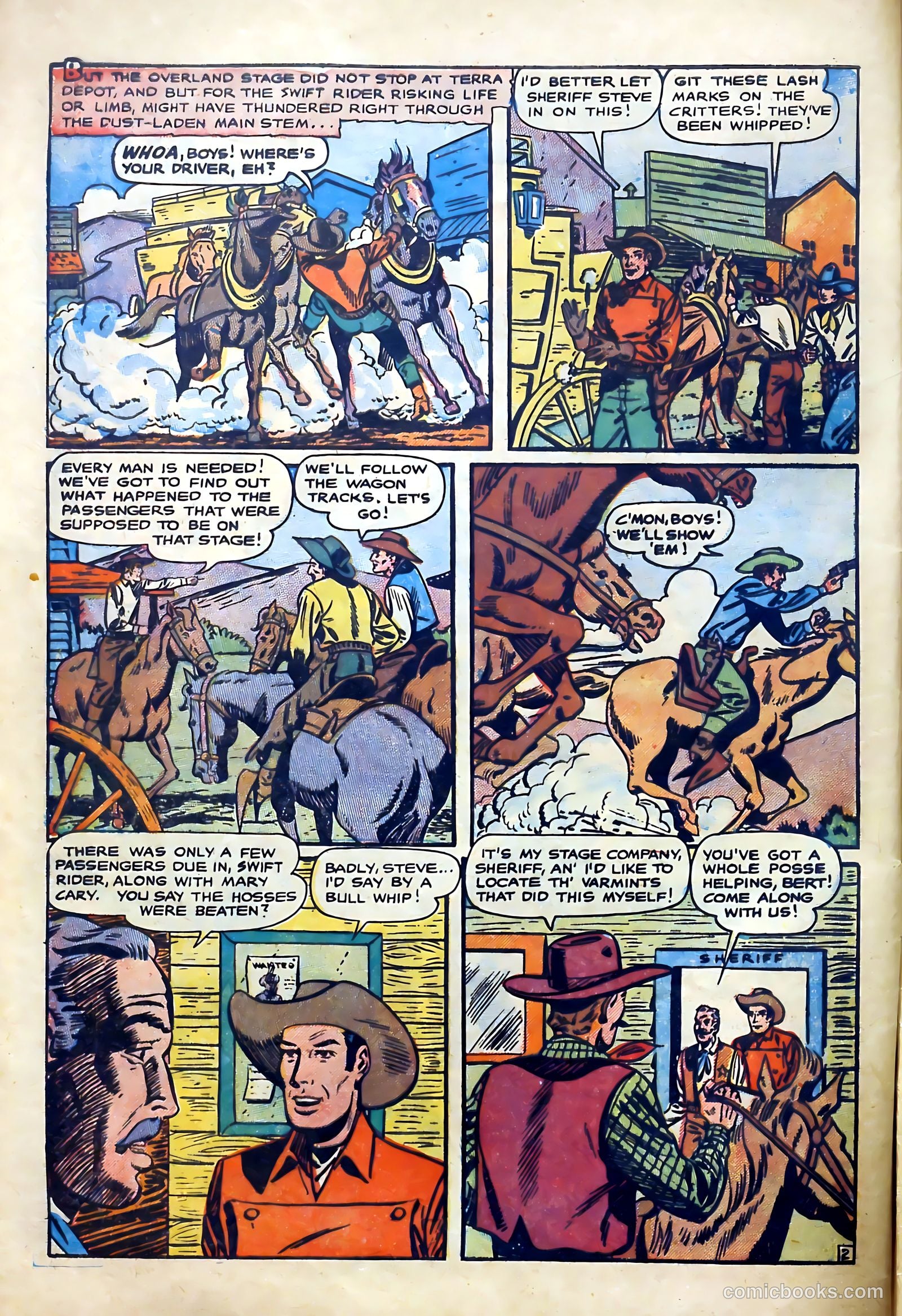 Lone Eagle #2 (1954) — page 6 of 36