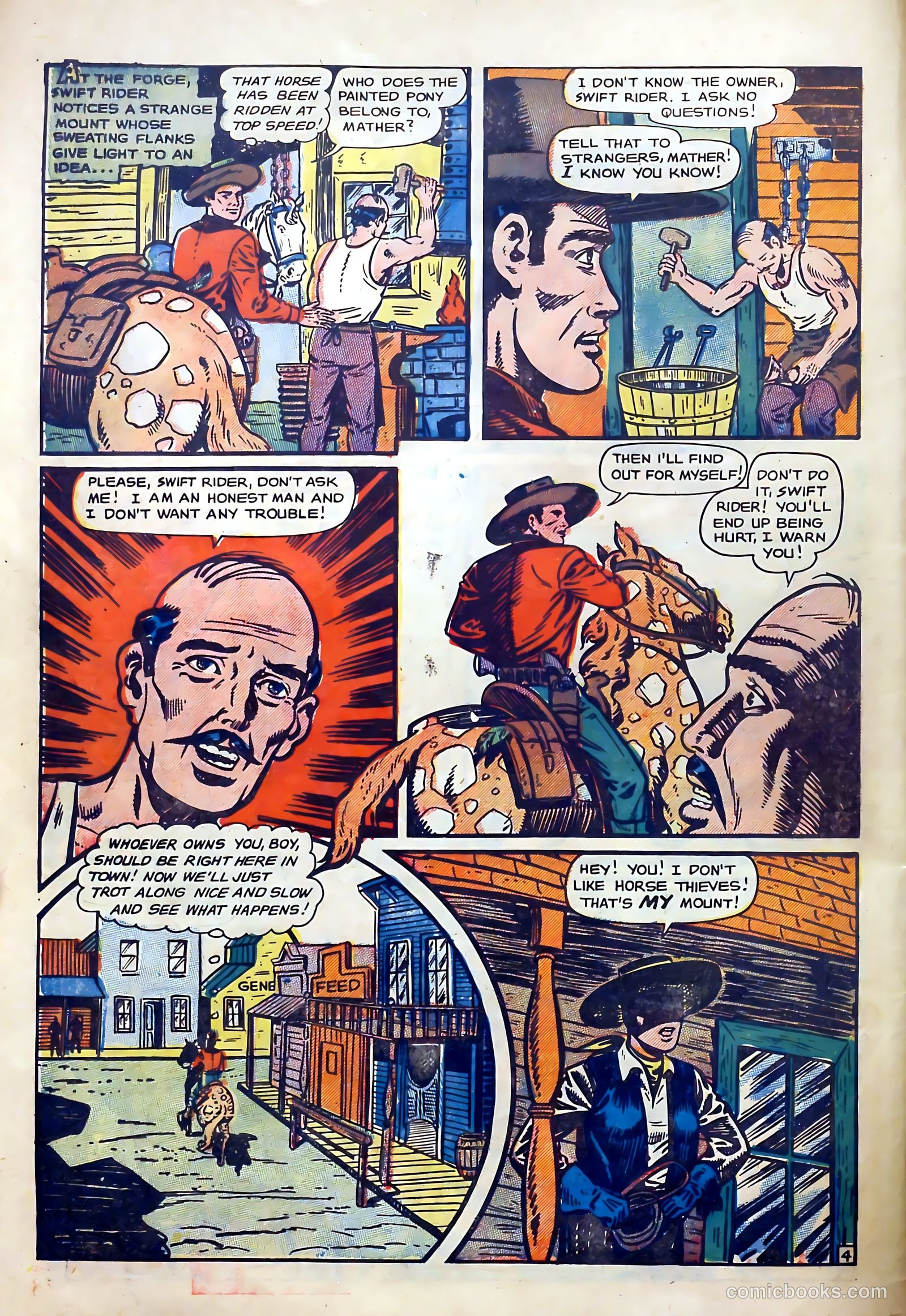 Lone Eagle #2 (1954) — page 8 of 36
