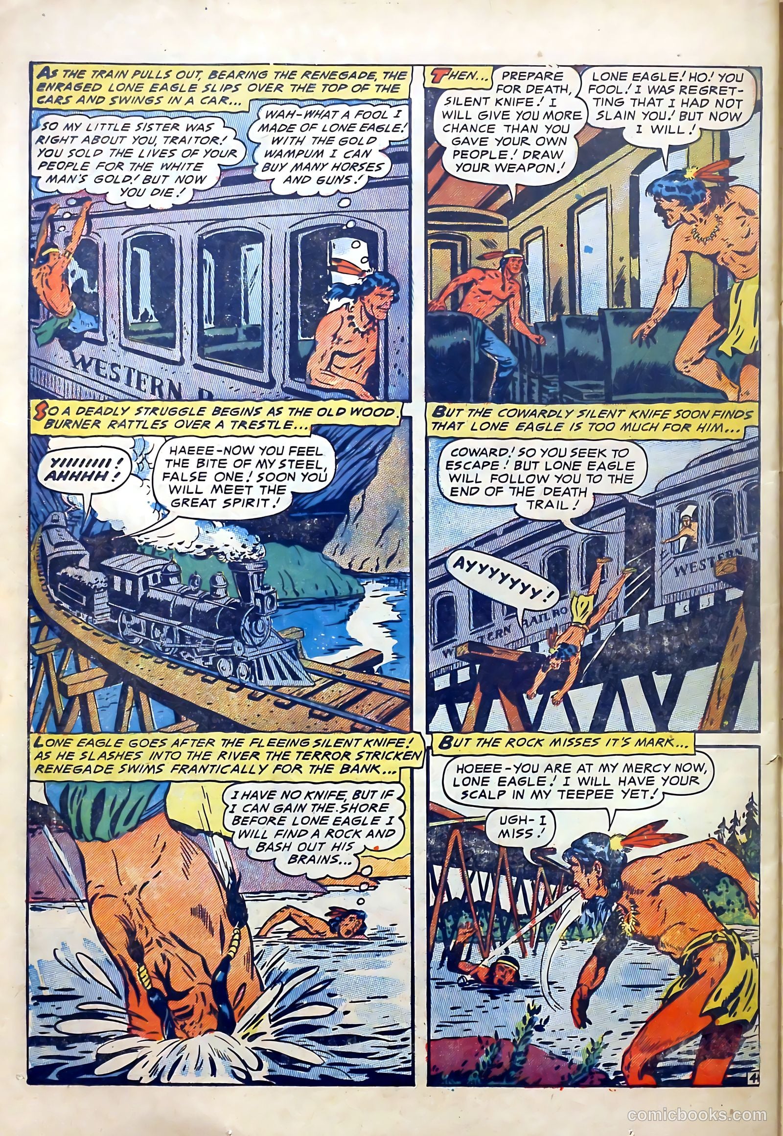 Lone Eagle #2 (1954) — page 24 of 36