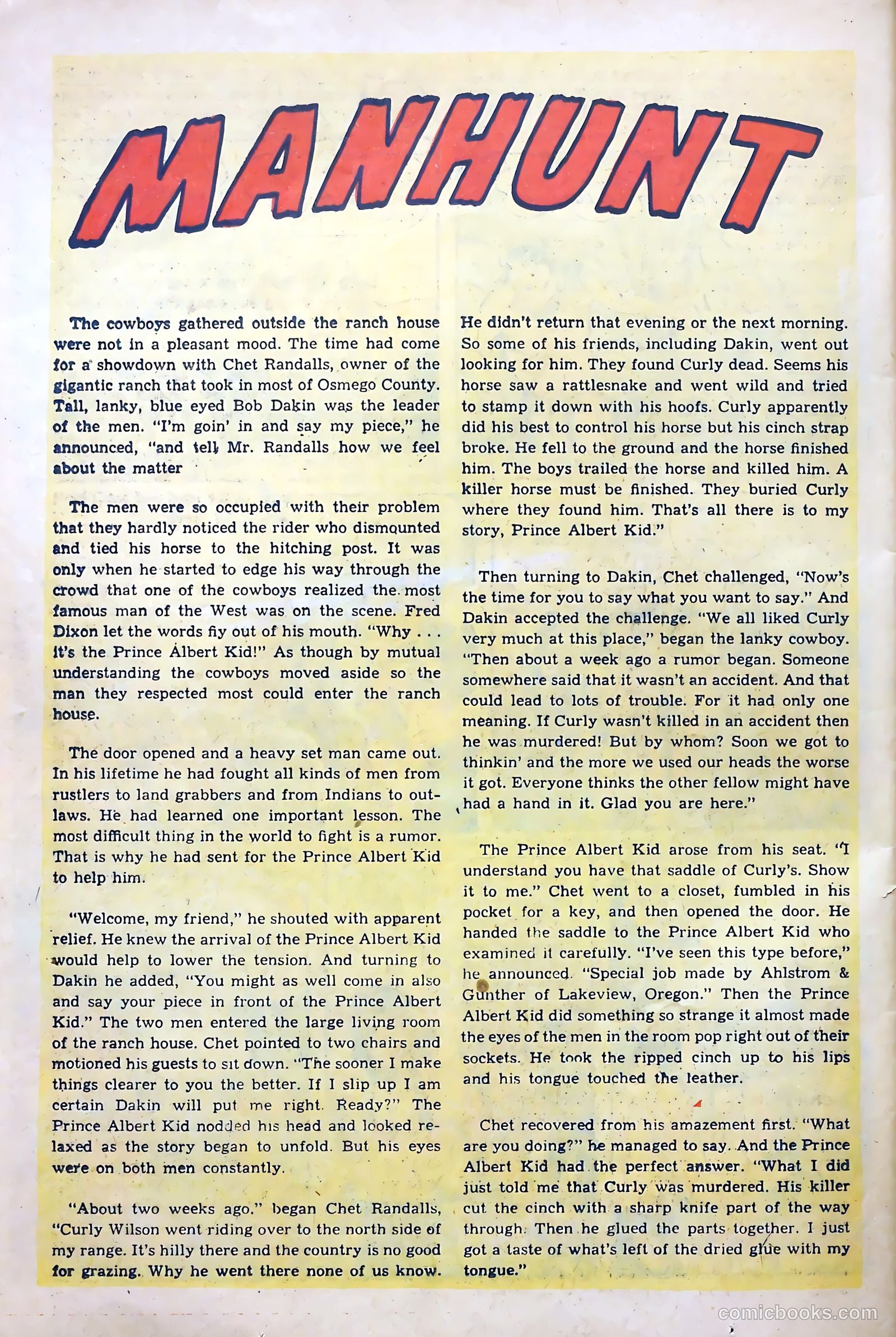 Lone Eagle #2 (1954) — page 26 of 36