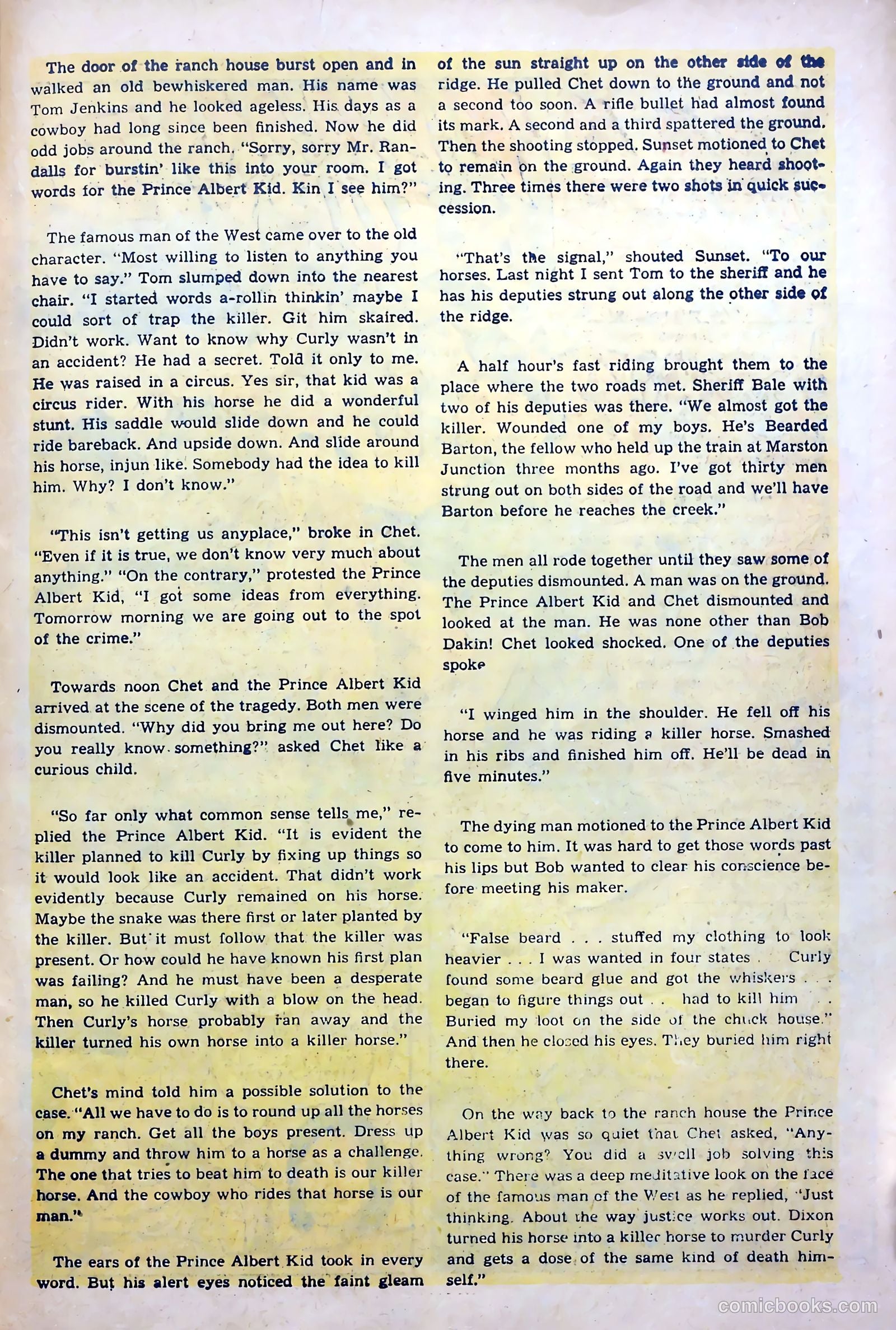Lone Eagle #2 (1954) — page 27 of 36