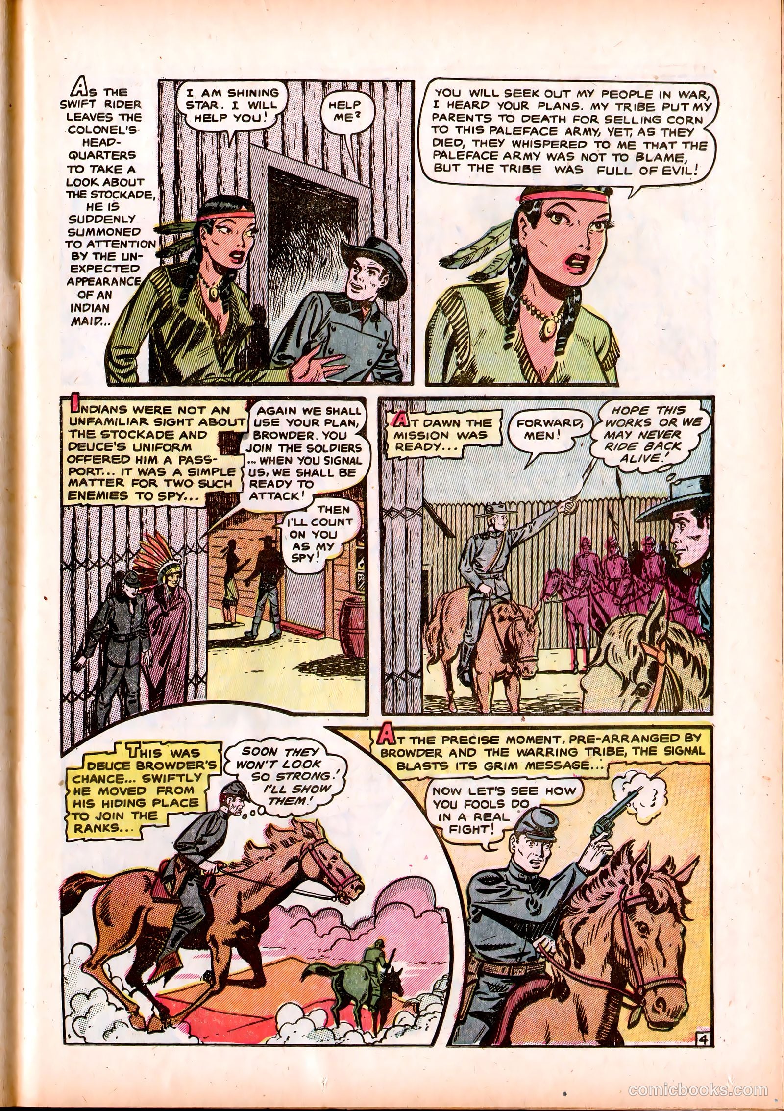 Lone Eagle #3 (1954) — page 13 of 36