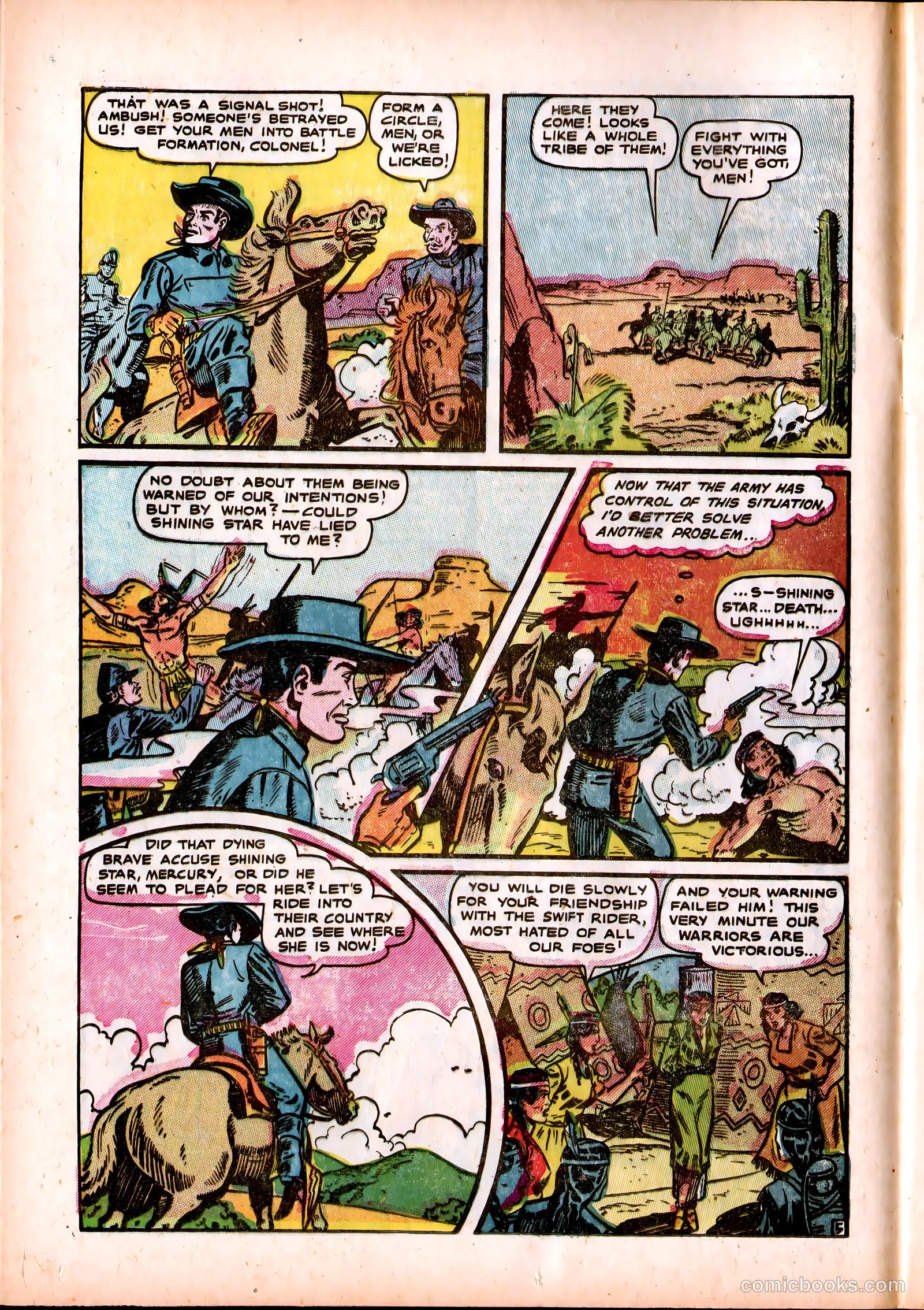 Lone Eagle #3 (1954) — page 14 of 36