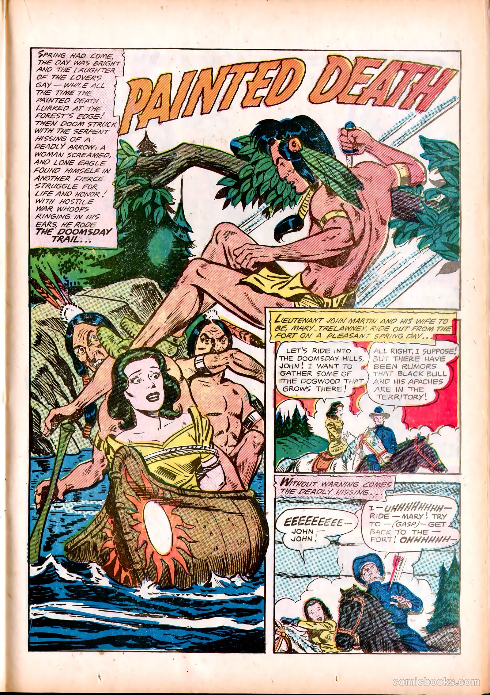 Lone Eagle #3 (1954) — page 21 of 36
