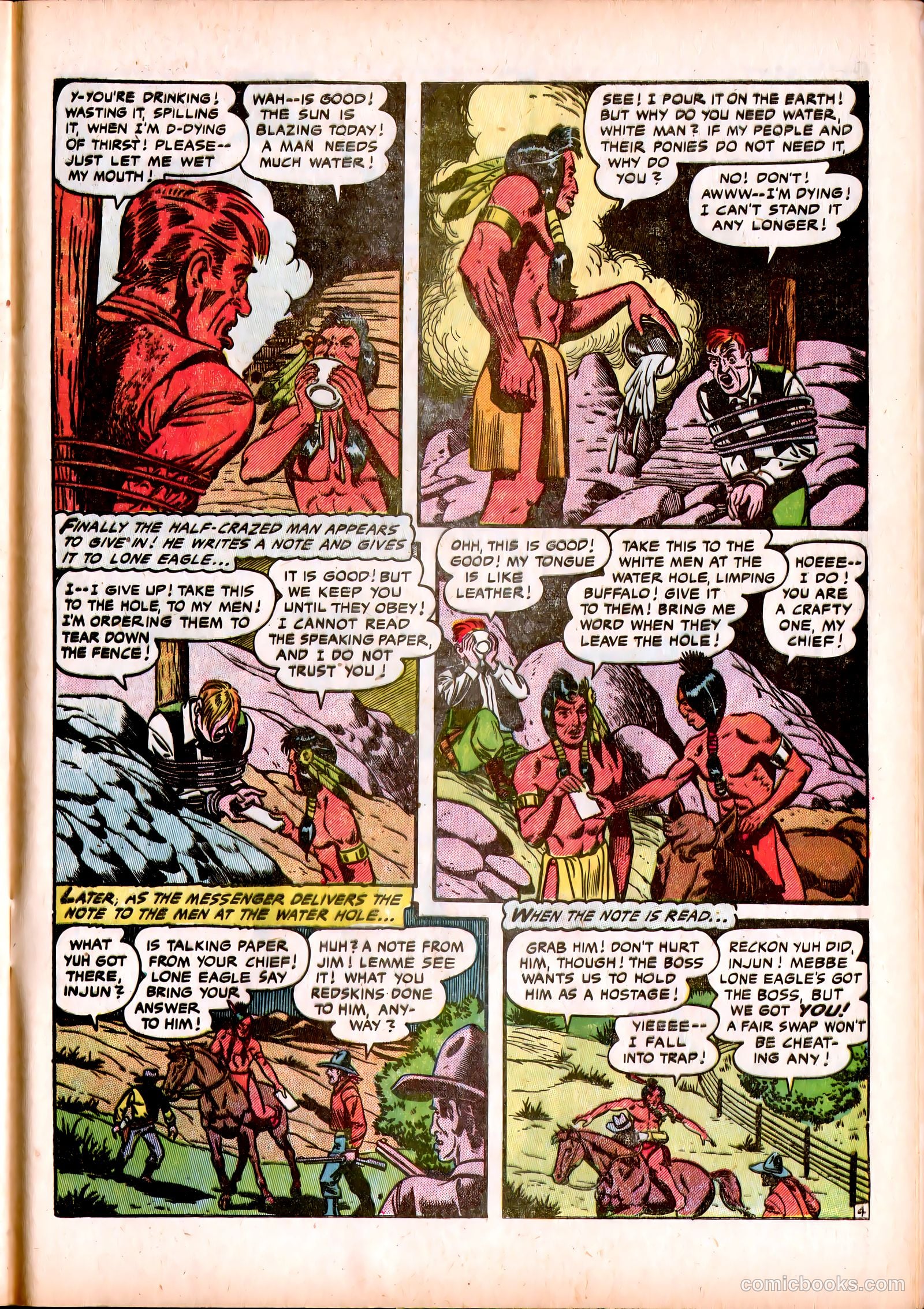 Lone Eagle #3 (1954) — page 31 of 36