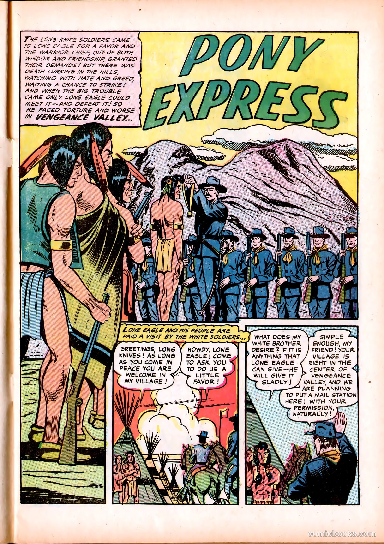 Lone Eagle #3 (1954) — page 5 of 36