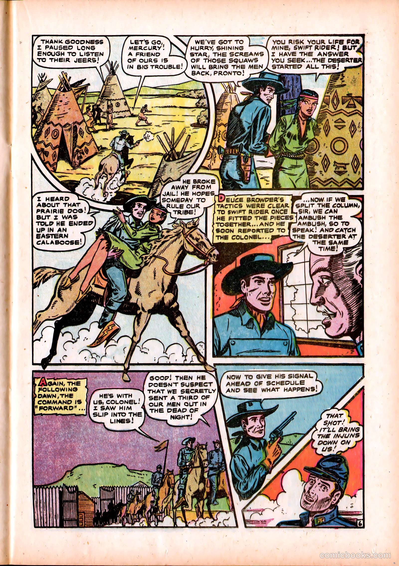 Lone Eagle #3 (1954) — page 15 of 36