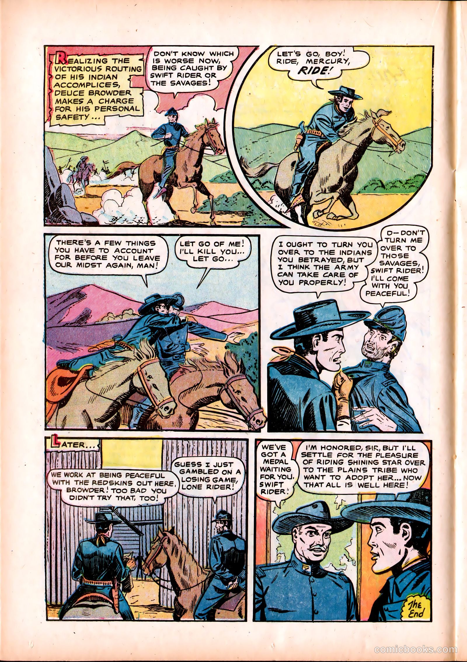 Lone Eagle #3 (1954) — page 16 of 36