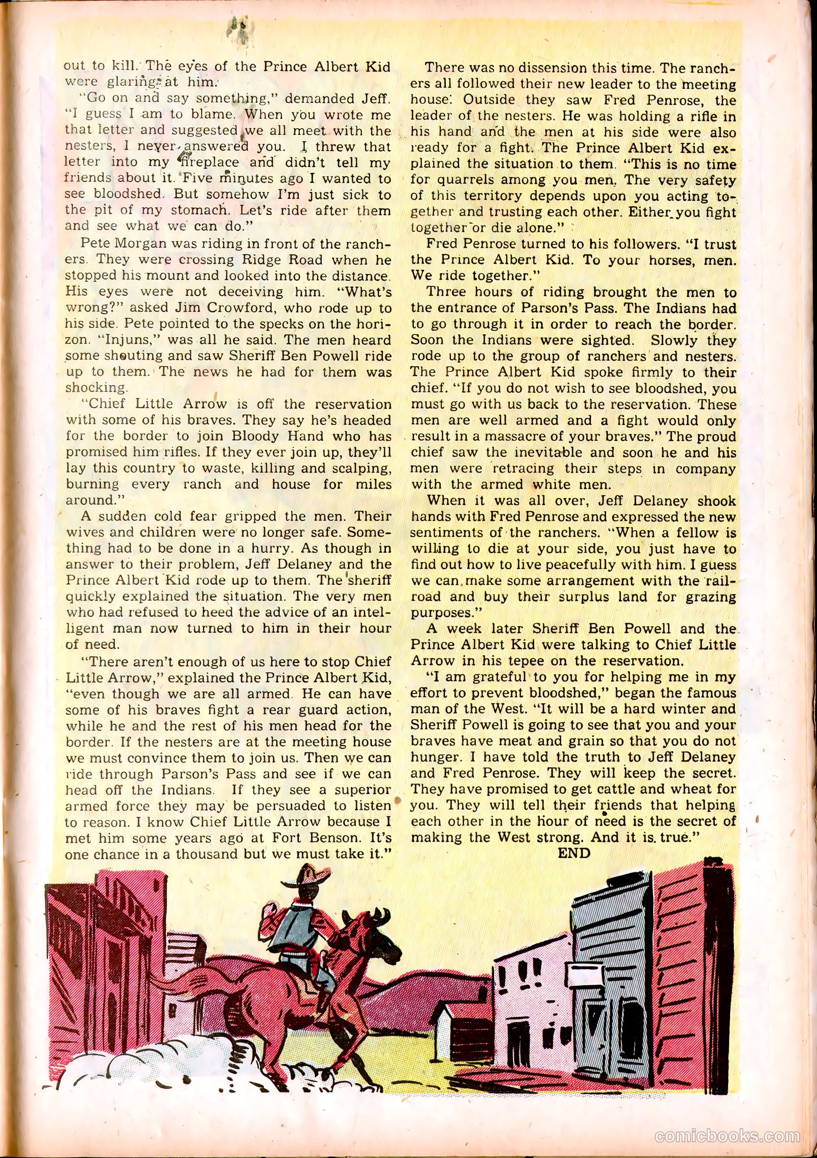 Lone Eagle #3 (1954) — page 27 of 36
