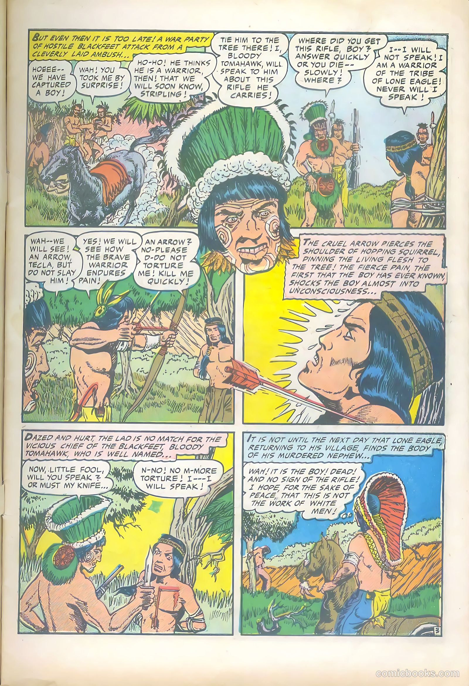 Lone Eagle #4 (1954) — page 5 of 36
