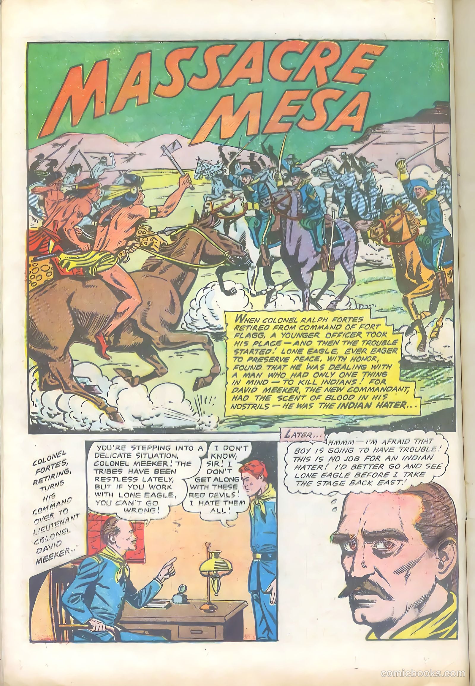 Lone Eagle #4 (1954) — page 12 of 36