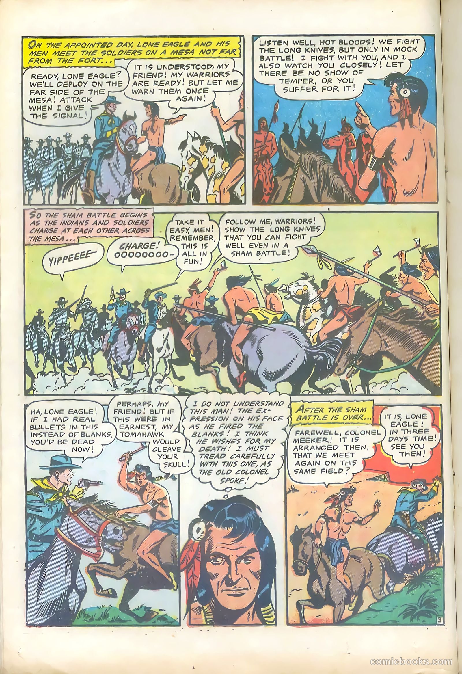 Lone Eagle #4 (1954) — page 14 of 36