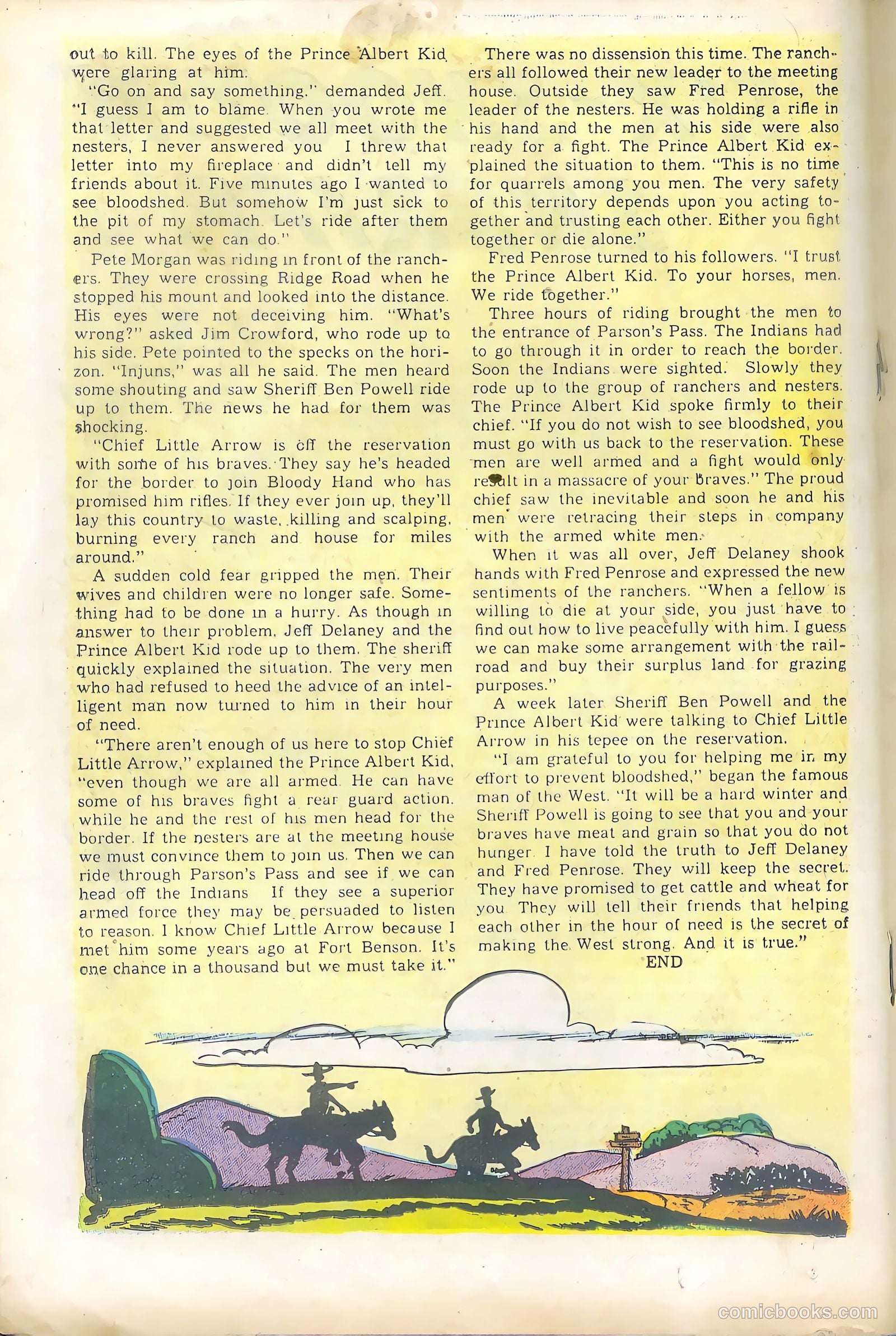 Lone Eagle #4 (1954) — page 18 of 36