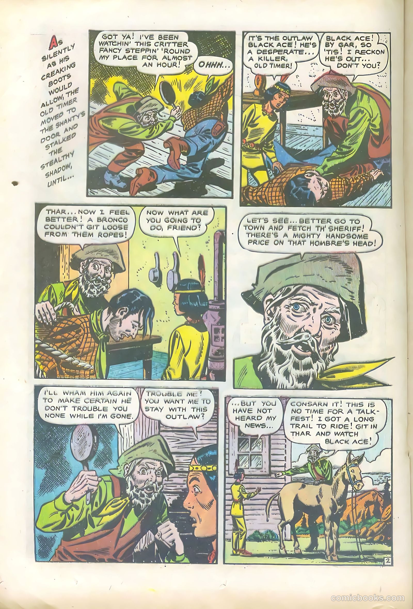 Lone Eagle #4 (1954) — page 20 of 36