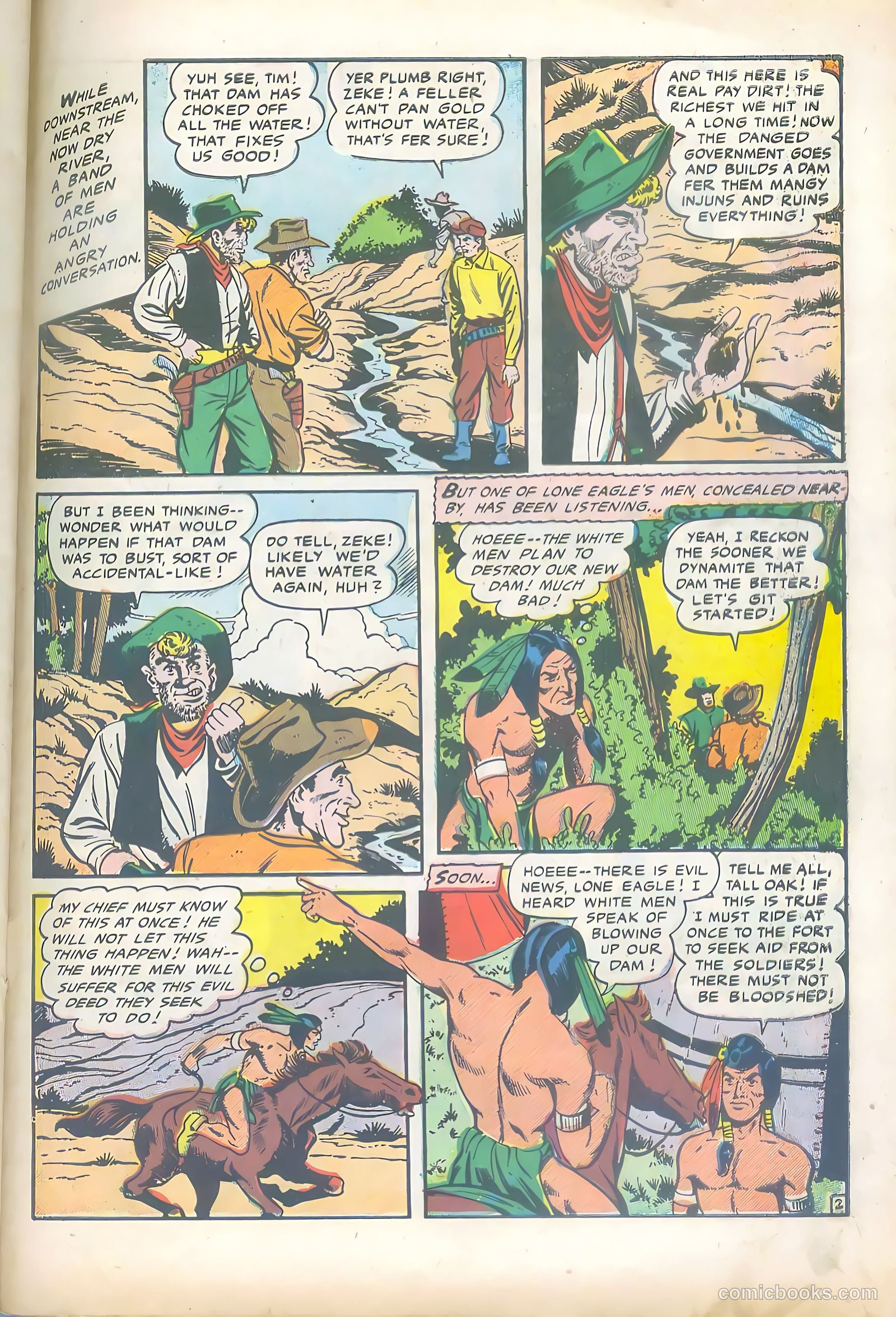 Lone Eagle #4 (1954) — page 29 of 36