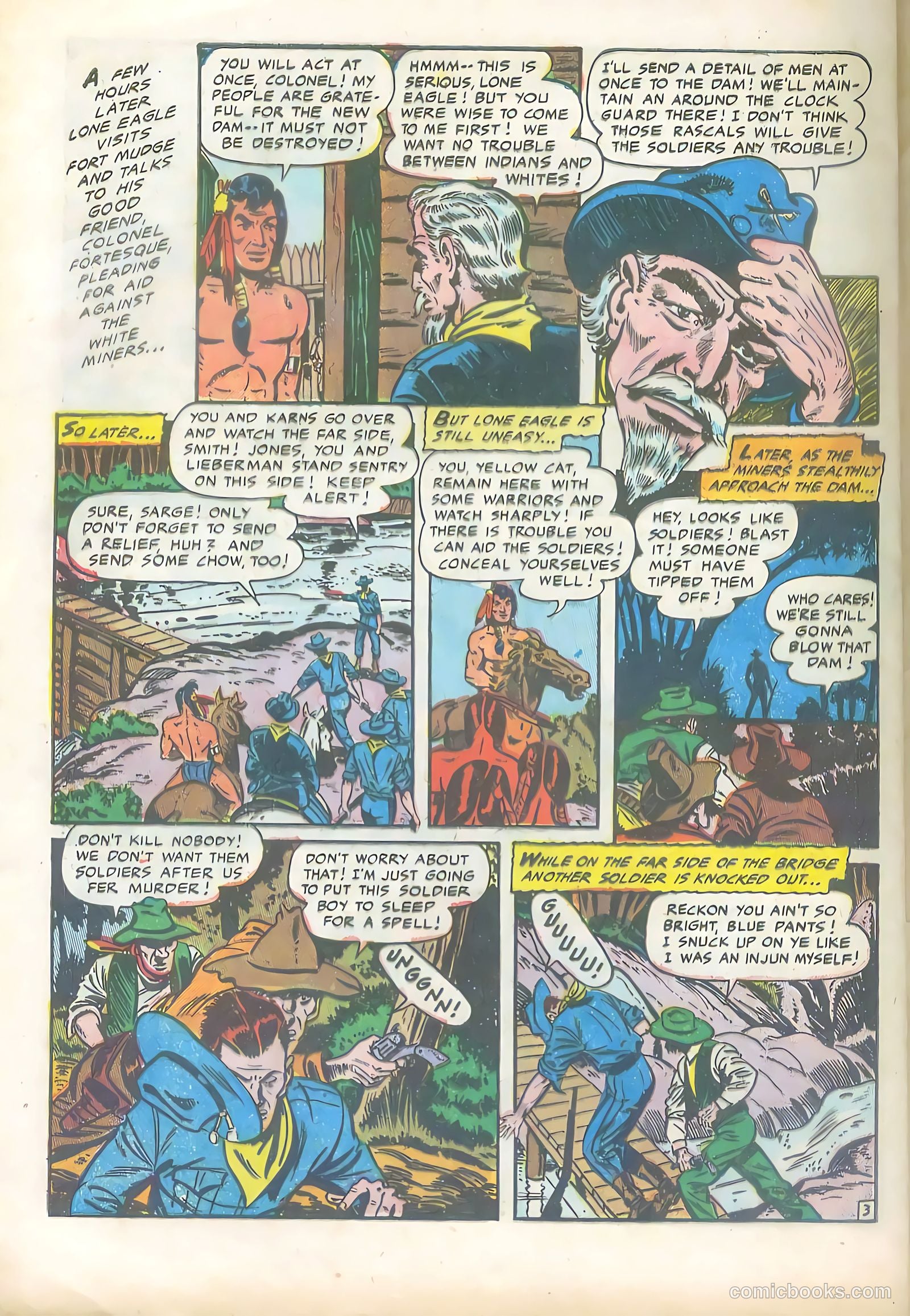 Lone Eagle #4 (1954) — page 30 of 36