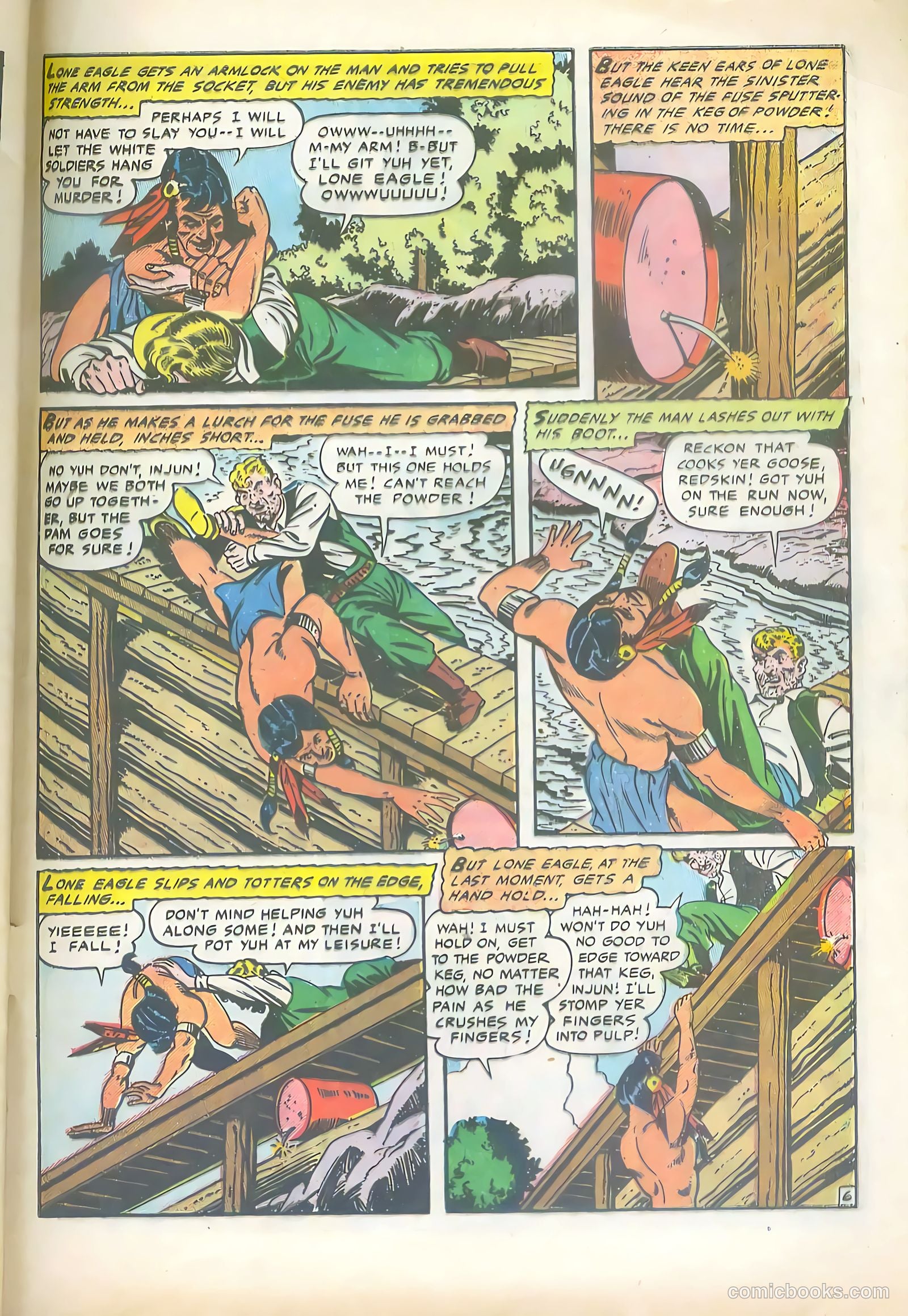 Lone Eagle #4 (1954) — page 33 of 36