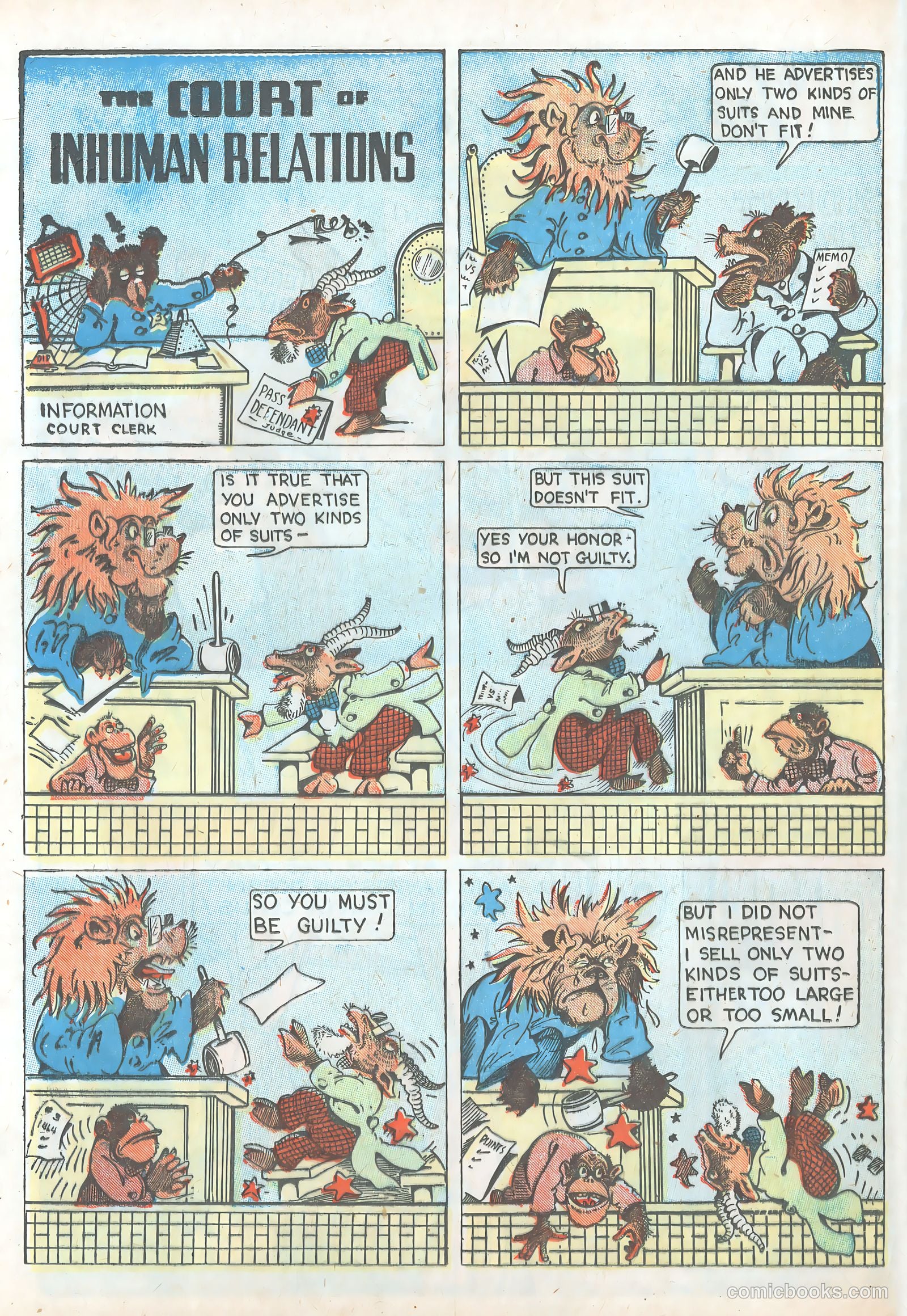 Lone Star Comics #10 (1938) — page 62 of 63