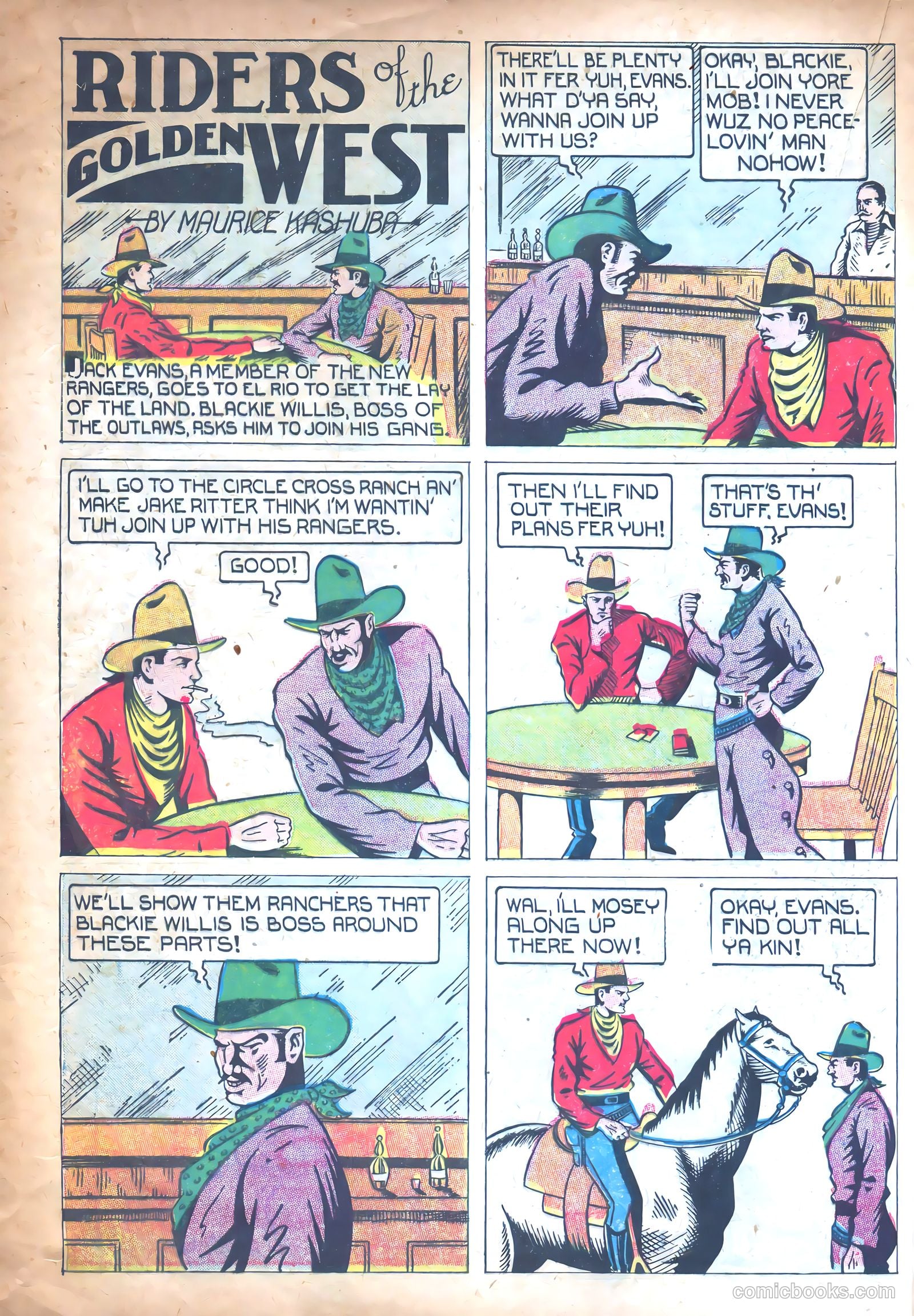 Lone Star Comics #13 (1938) — page 38 of 50