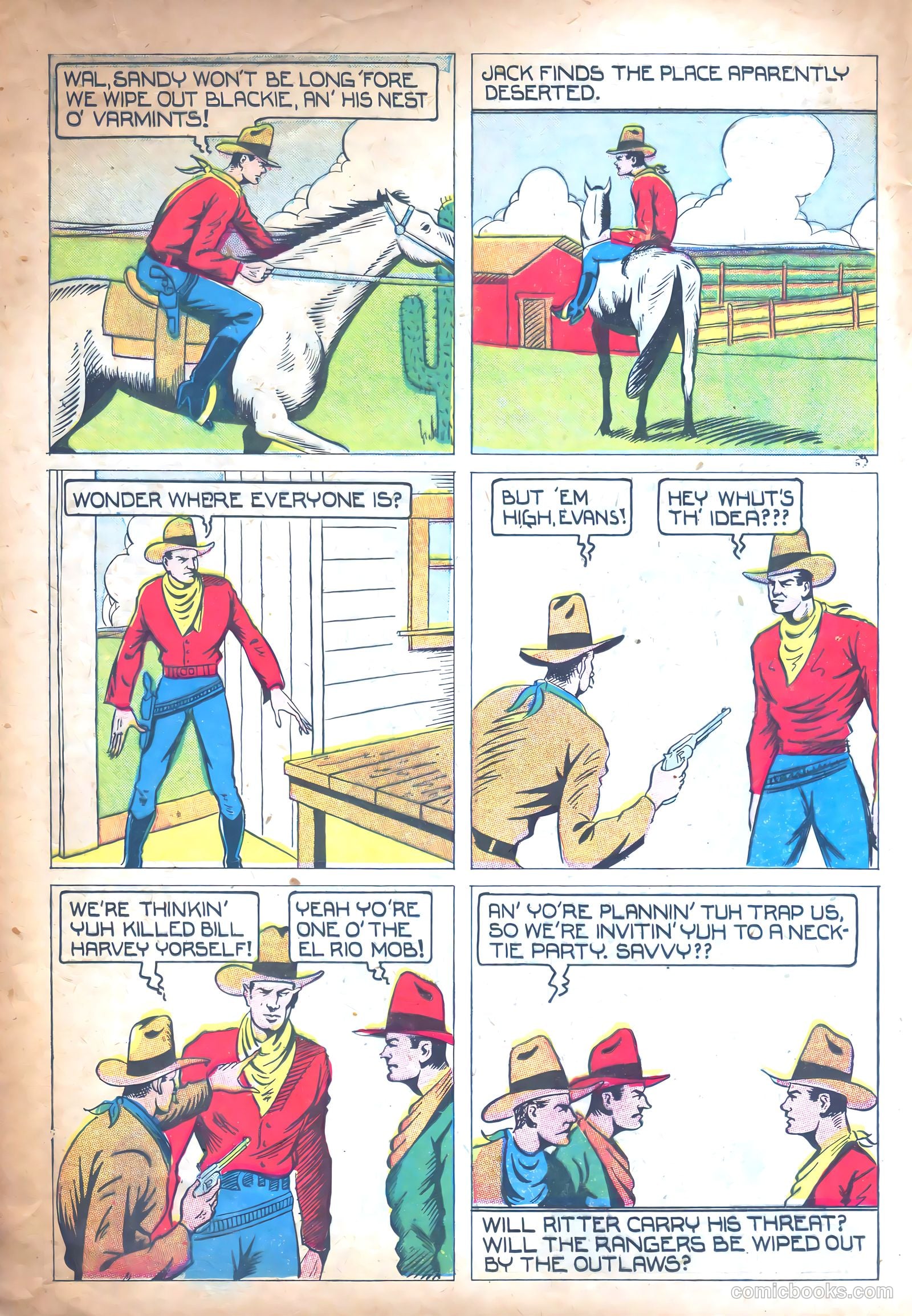 Lone Star Comics #13 (1938) — page 42 of 50