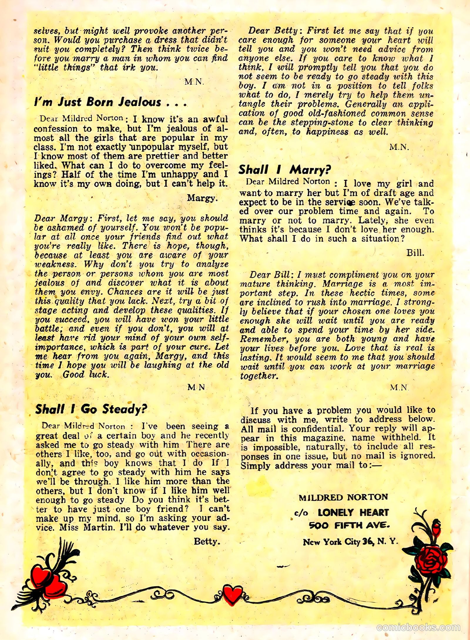 Lonely Heart #10 (1955) — page 27 of 37