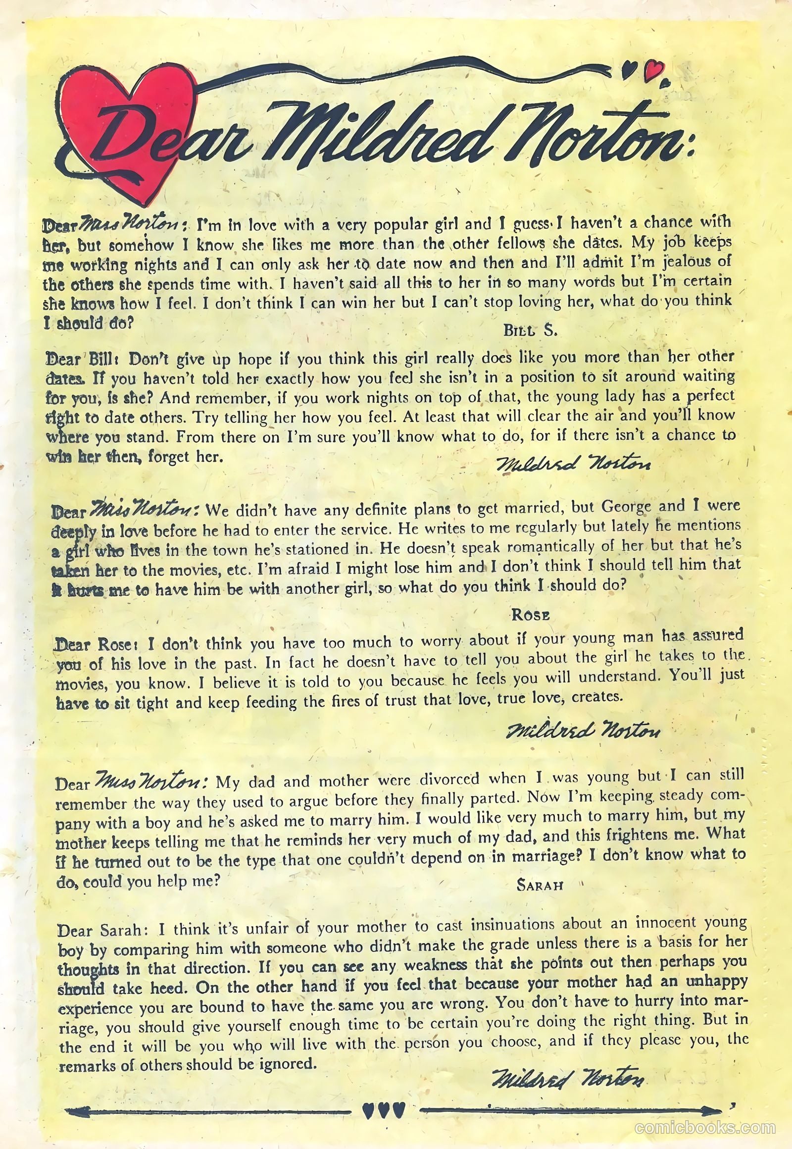 Lonely Heart #12 (1955) — page 26 of 36