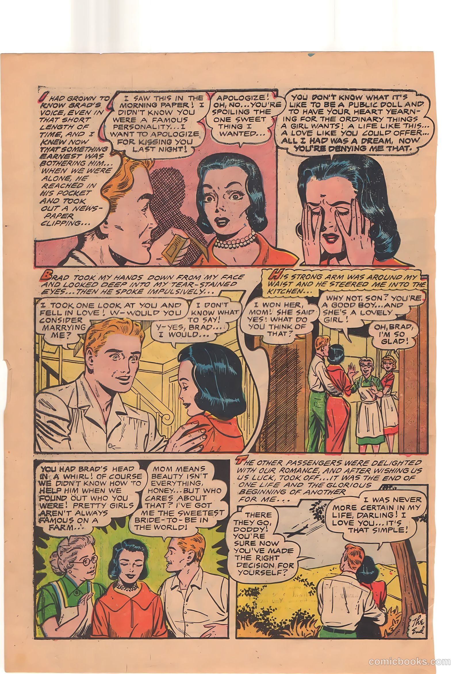 Lonely Heart #14 (1956) — page 34 of 36