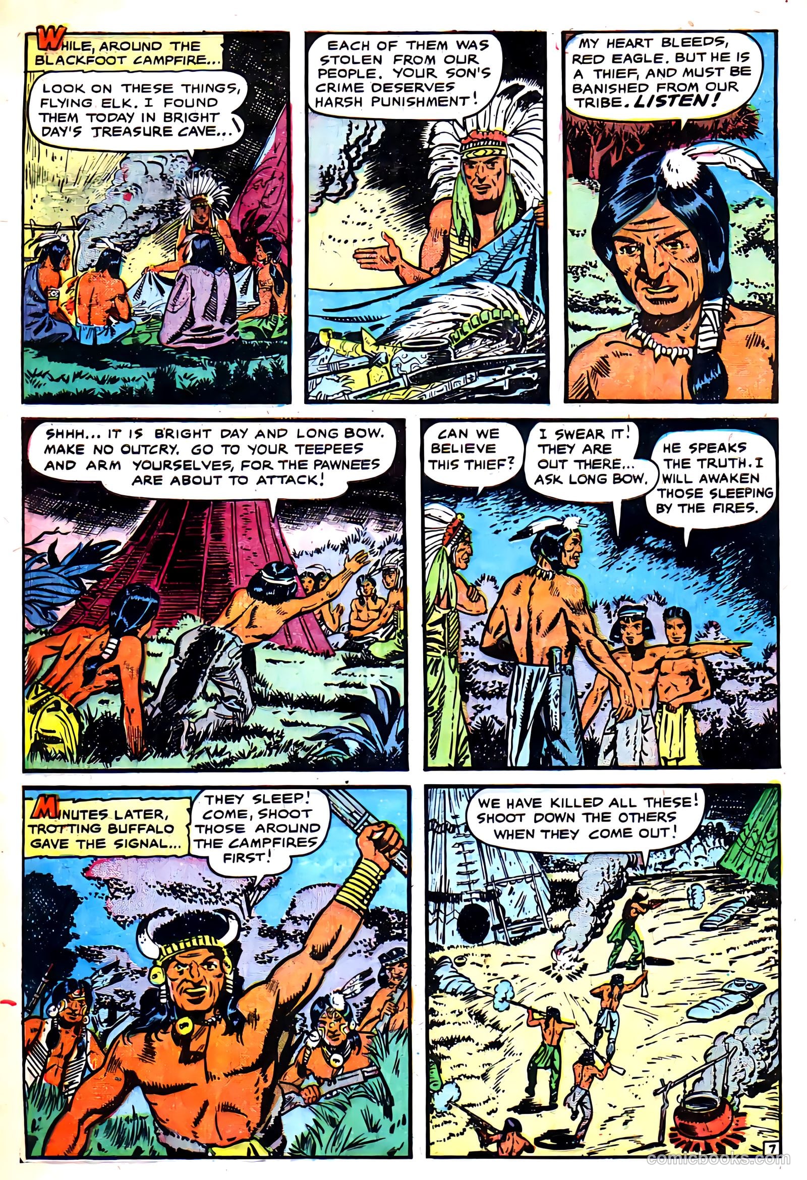 Long Bow #3 (1951) — page 32 of 36