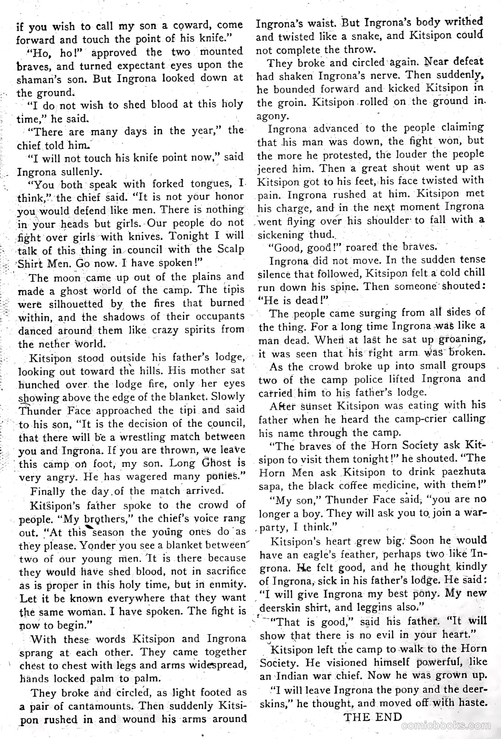 Long Bow #8 (1952) — page 20 of 36