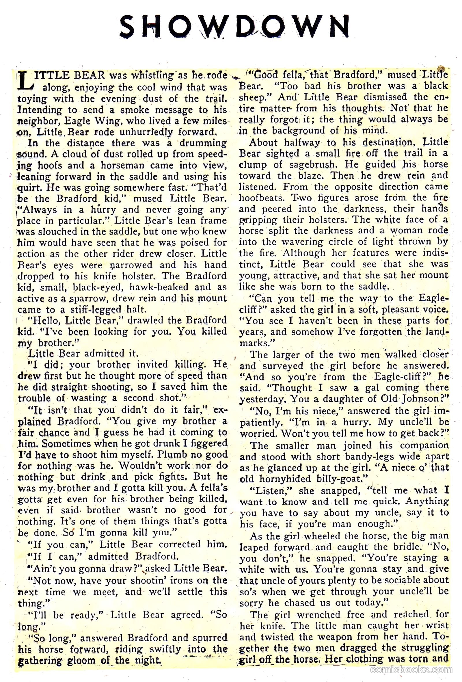 Long Bow #9 (1952) — page 15 of 34