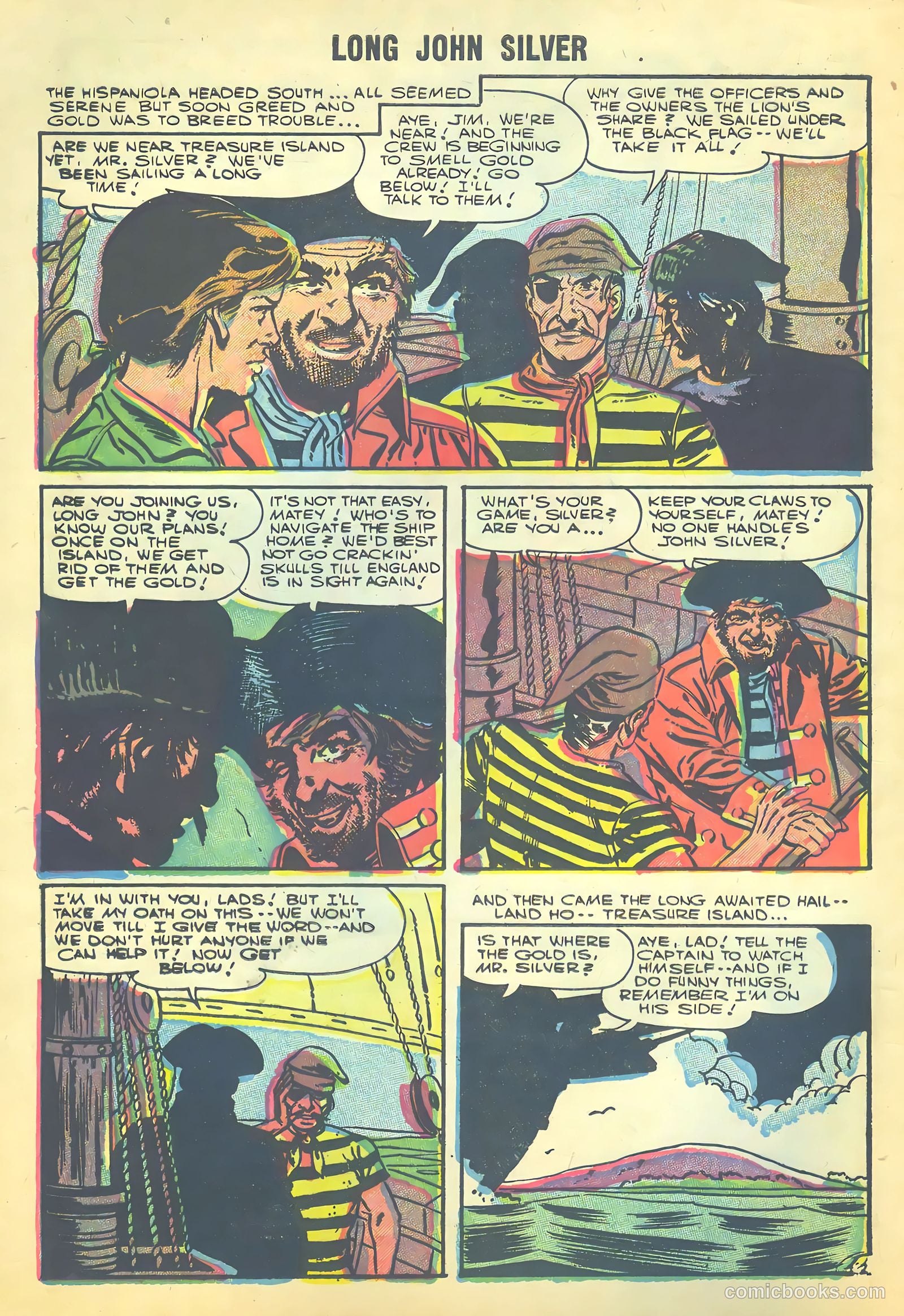 Long John Silver & the Pirates #30 (1956) — page 4 of 36