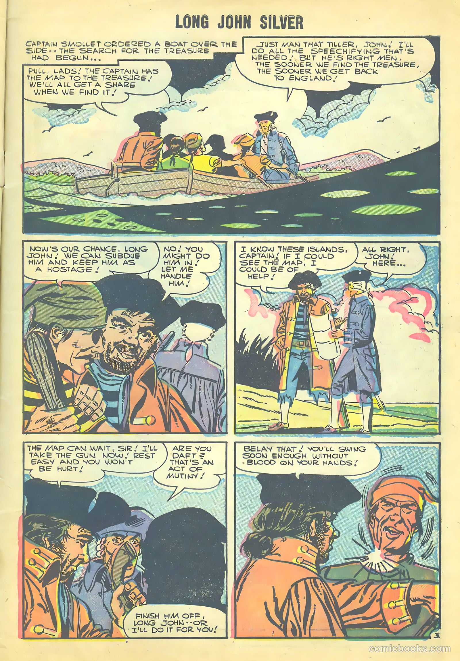 Long John Silver & the Pirates #30 (1956) — page 5 of 36