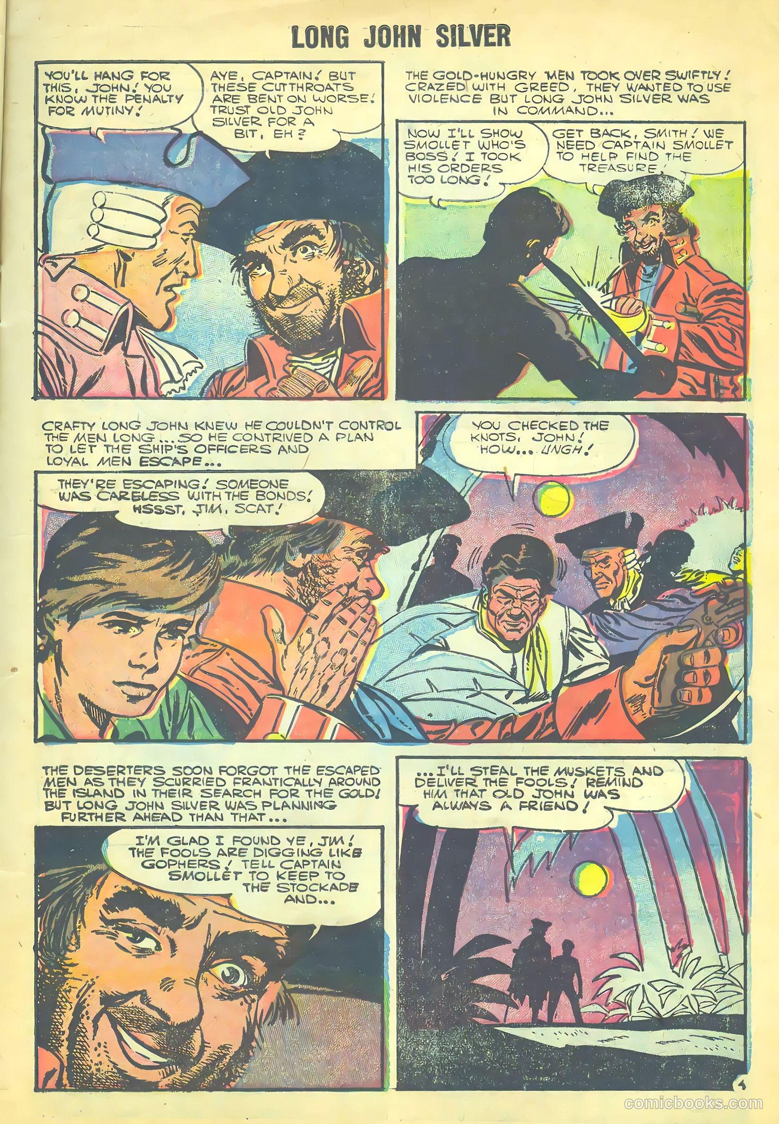 Long John Silver & the Pirates #30 (1956) — page 7 of 36