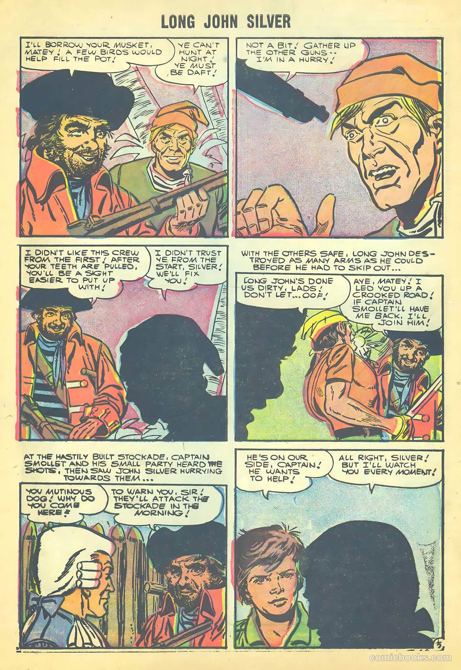 Long John Silver & the Pirates #30 (1956) — page 8 of 36