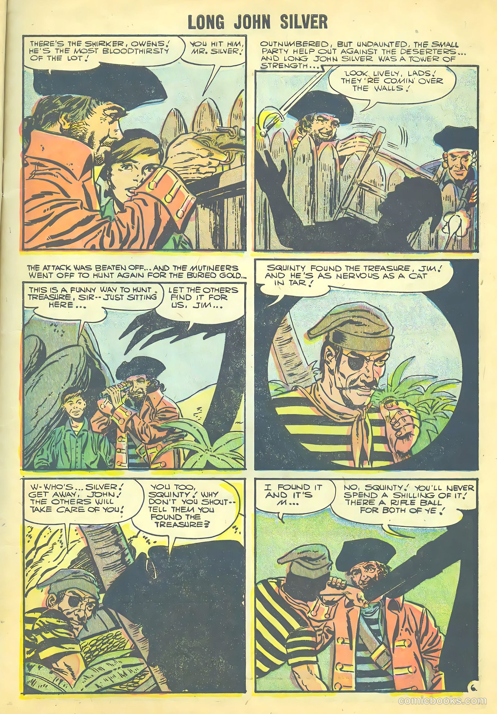 Long John Silver & the Pirates #30 (1956) — page 9 of 36