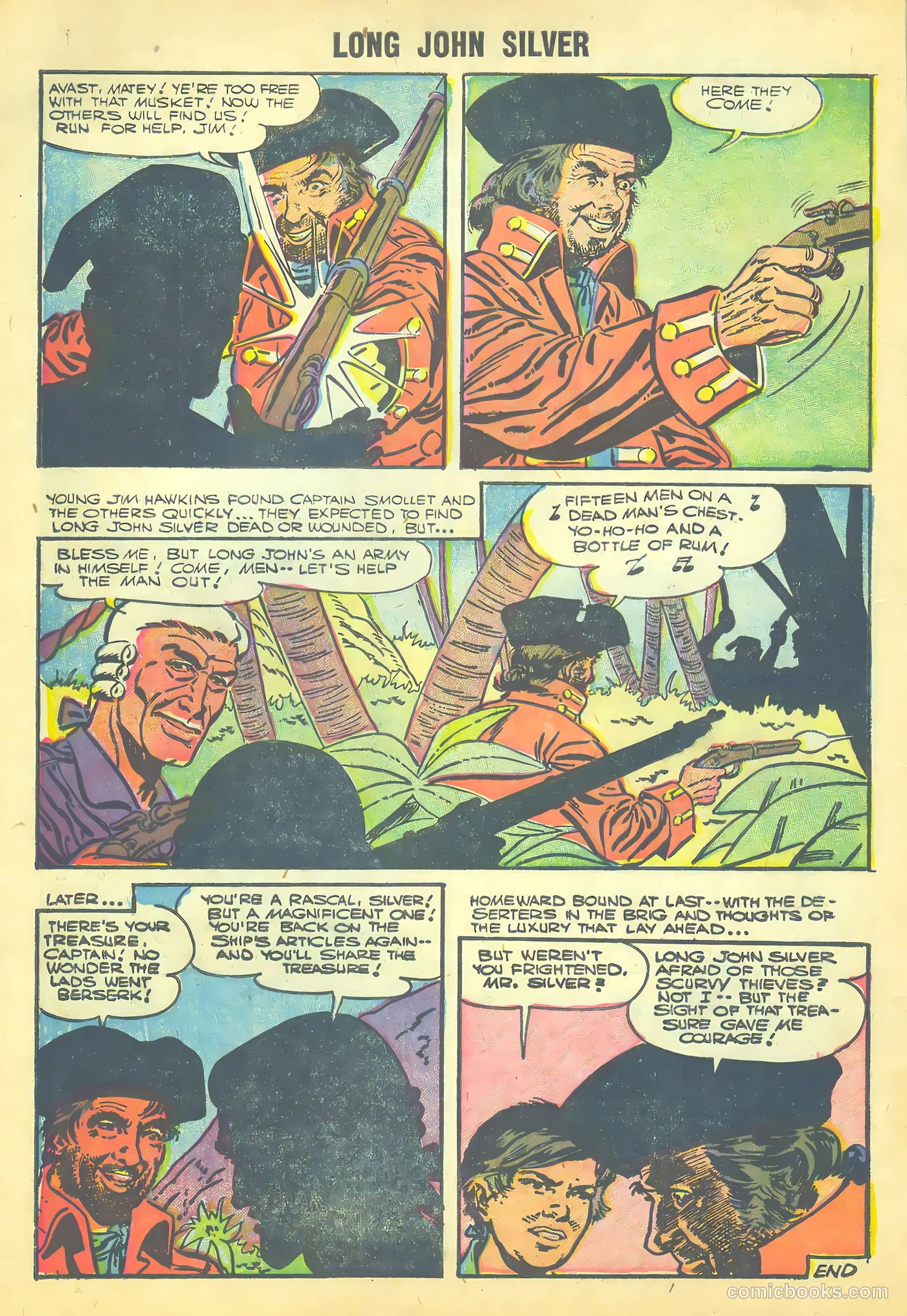 Long John Silver & the Pirates #30 (1956) — page 10 of 36