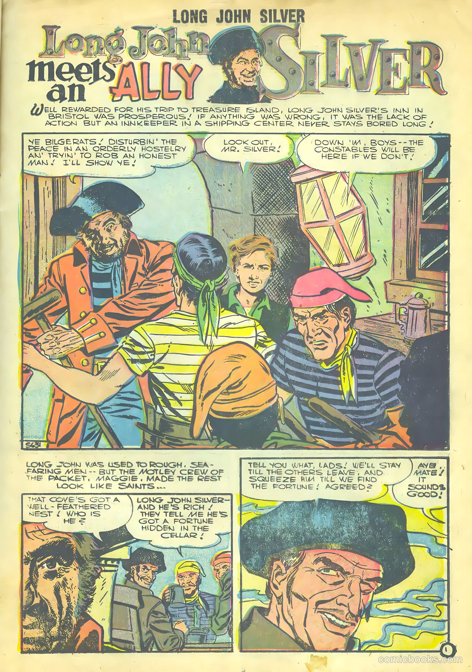 Long John Silver & the Pirates #30 (1956) — page 11 of 36