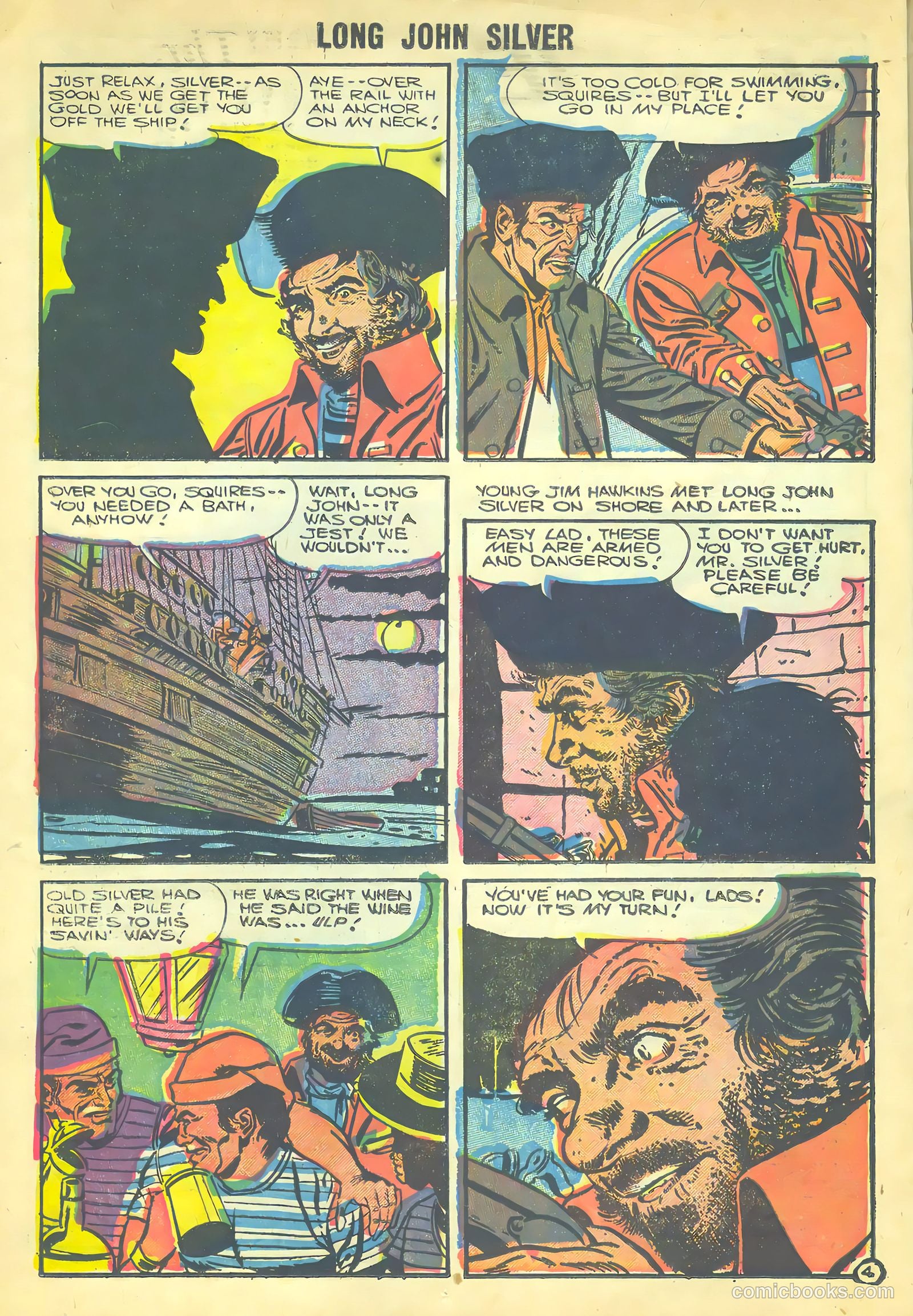 Long John Silver & the Pirates #30 (1956) — page 14 of 36