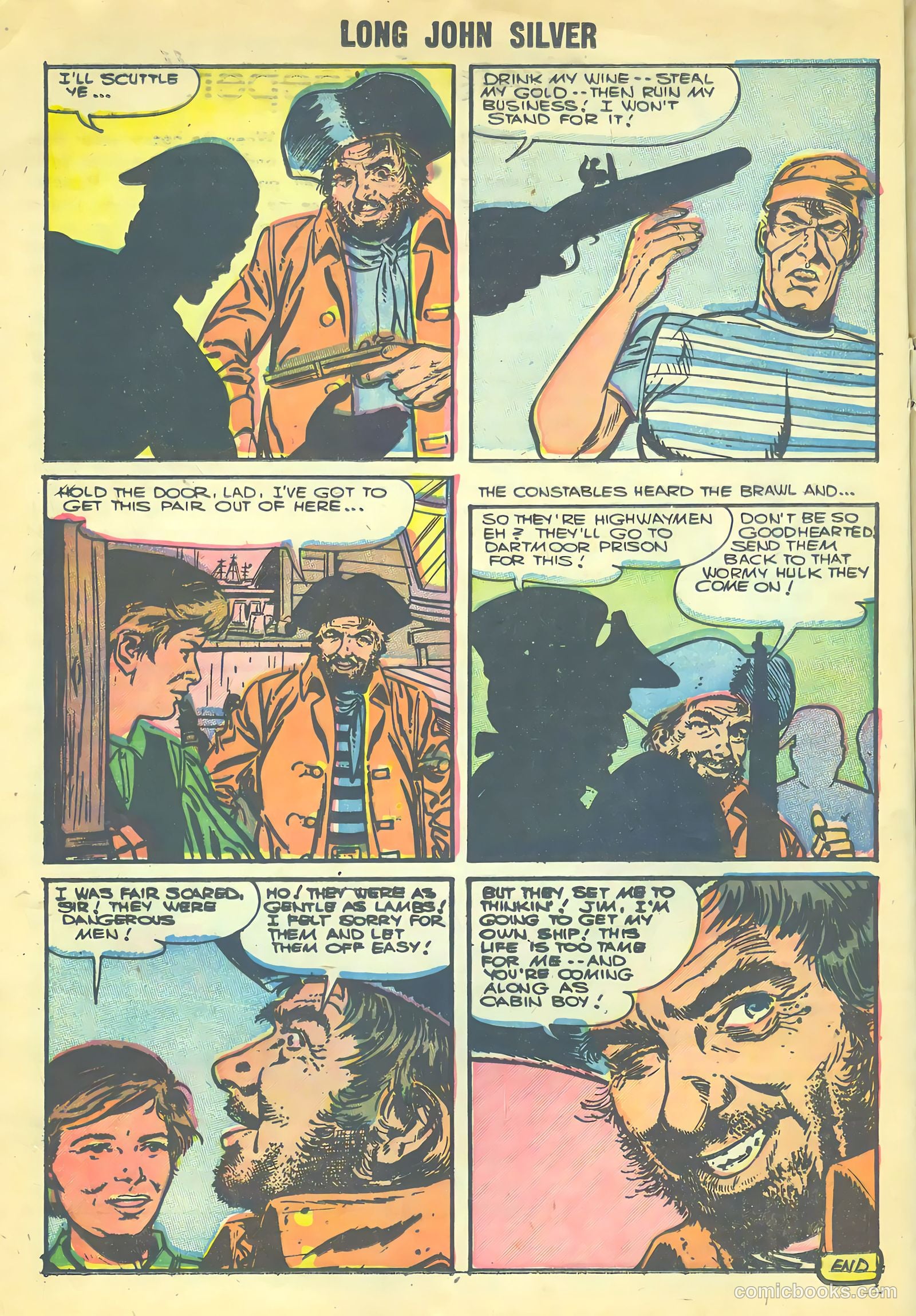 Long John Silver & the Pirates #30 (1956) — page 16 of 36