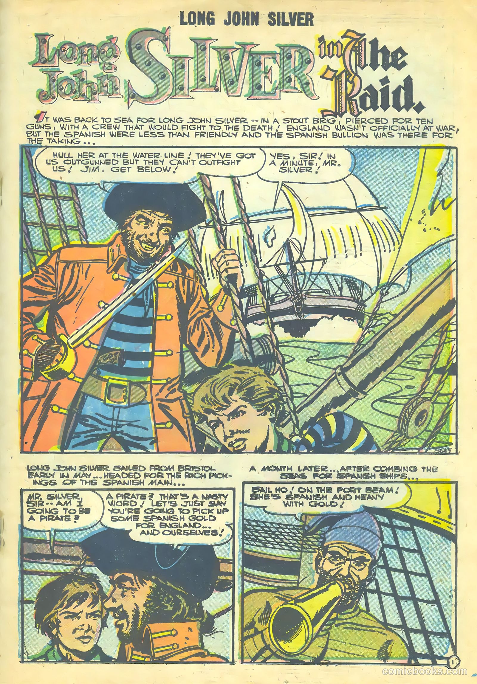 Long John Silver & the Pirates #30 (1956) — page 19 of 36