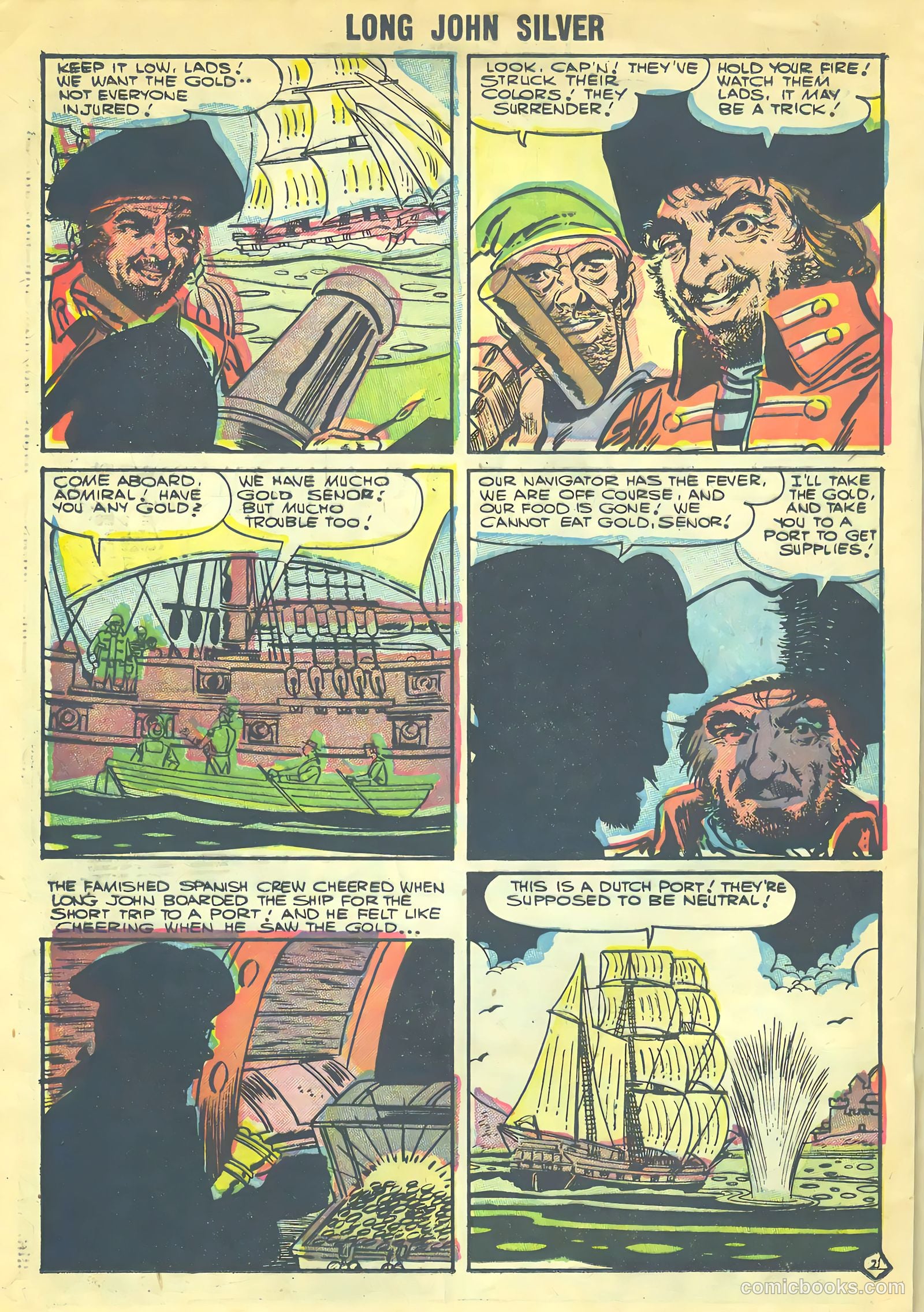 Long John Silver & the Pirates #30 (1956) — page 20 of 36