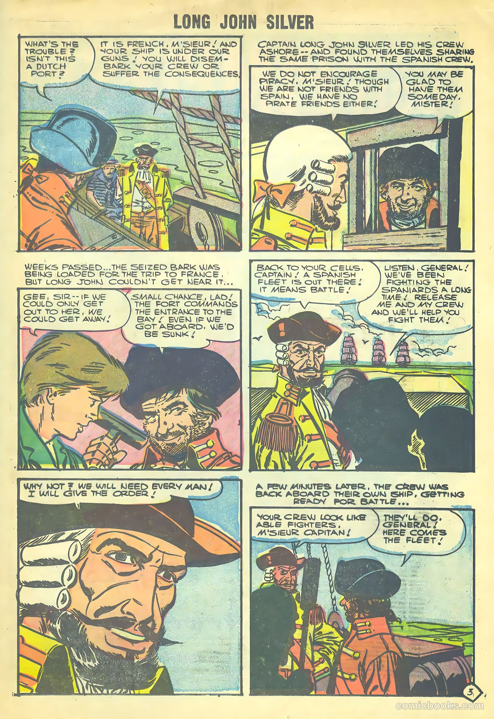 Long John Silver & the Pirates #30 (1956) — page 21 of 36