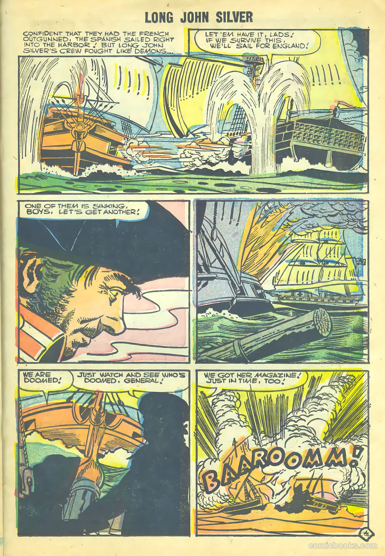 Long John Silver & the Pirates #30 (1956) — page 23 of 36