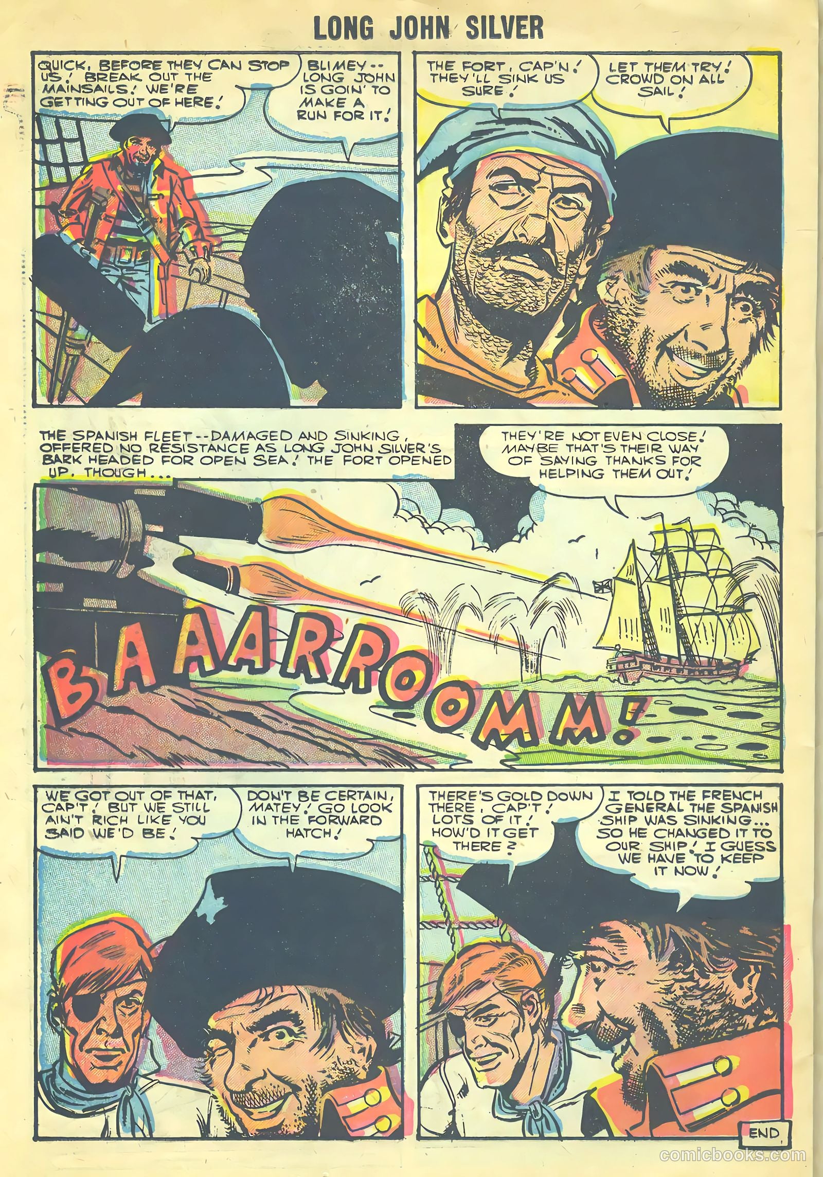 Long John Silver & the Pirates #30 (1956) — page 24 of 36