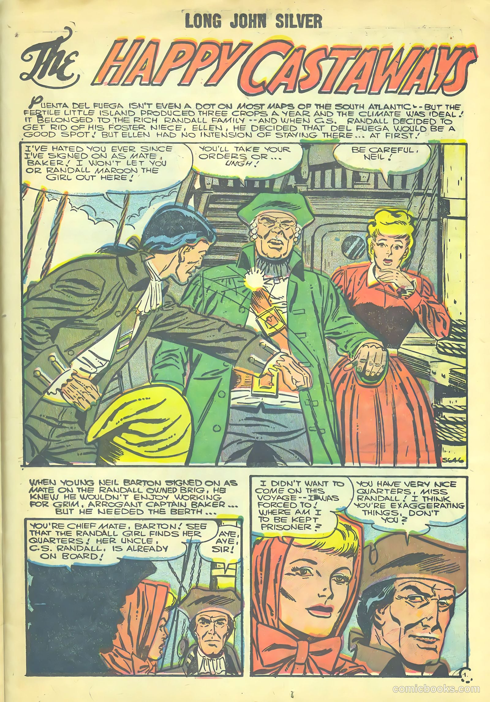 Long John Silver & the Pirates #30 (1956) — page 25 of 36