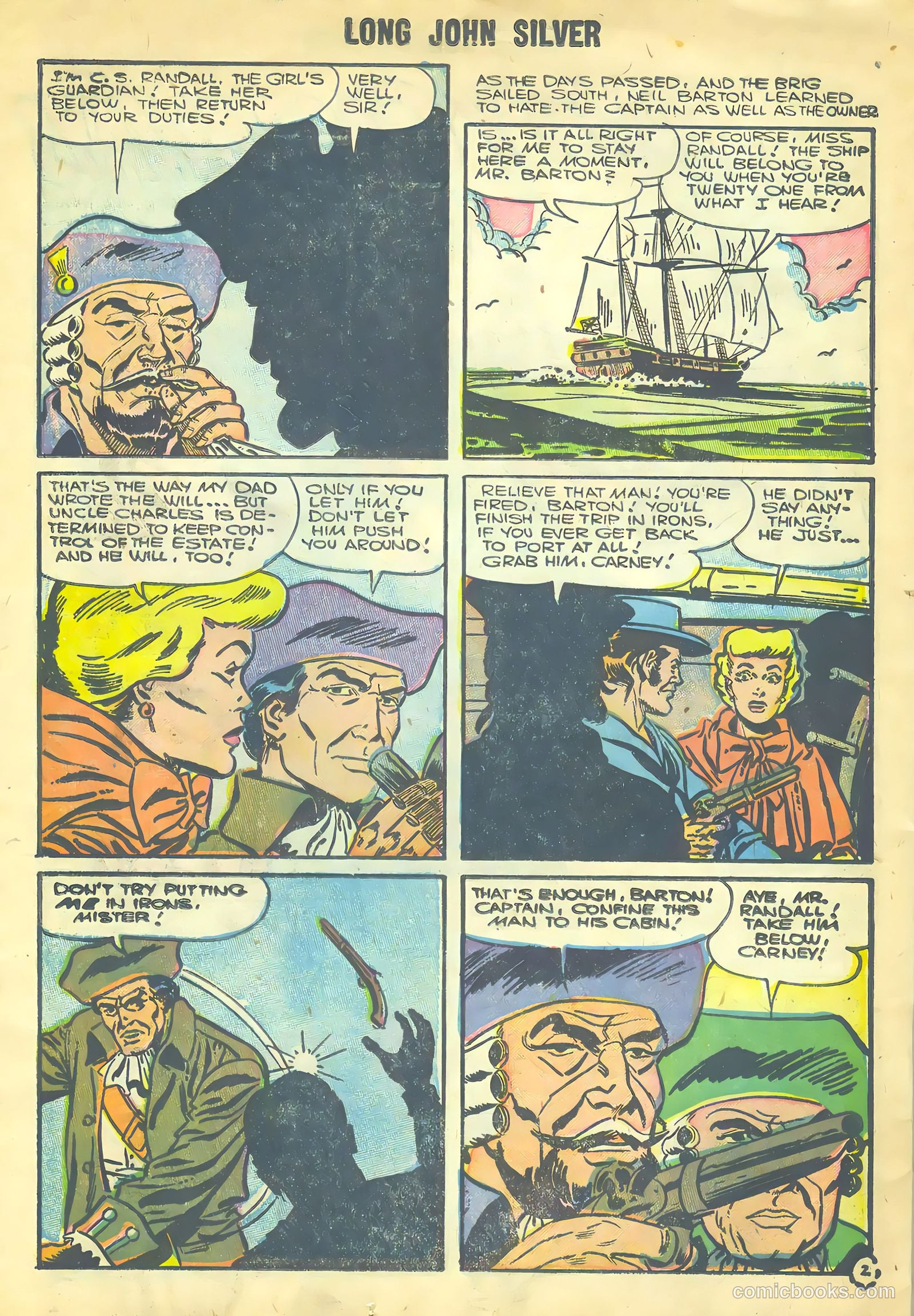 Long John Silver & the Pirates #30 (1956) — page 26 of 36