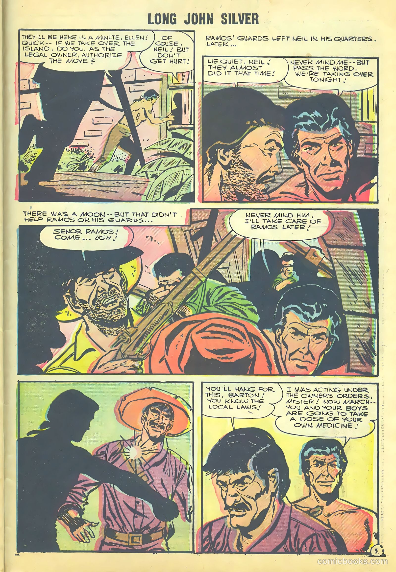 Long John Silver & the Pirates #30 (1956) — page 29 of 36