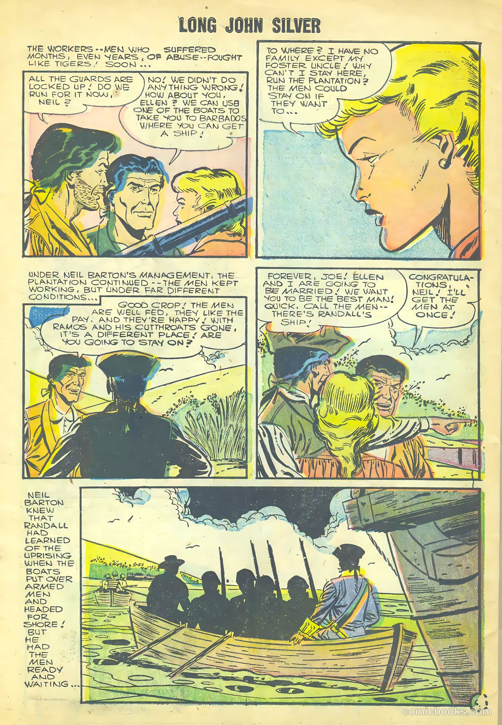 Long John Silver & the Pirates #30 (1956) — page 30 of 36
